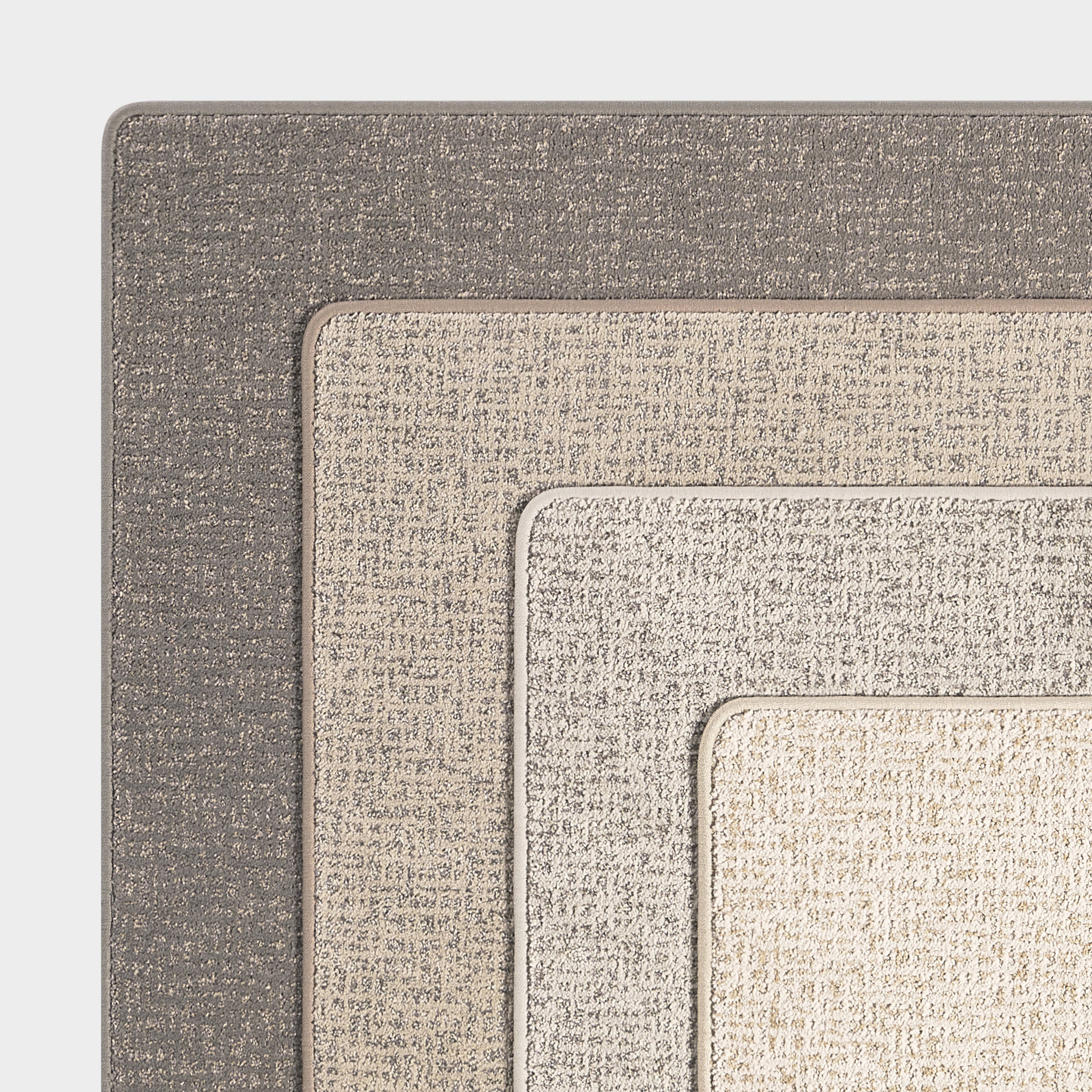 Eider Micro-Crosshatch Custom Rug | Grey