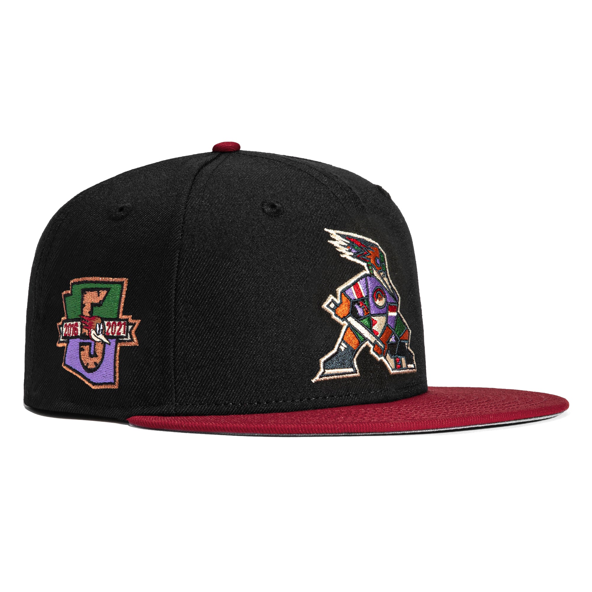 New Era 59Fifty Tucson Roadrunners 5th Anniversary Patch Hat -  Black, Cardinal