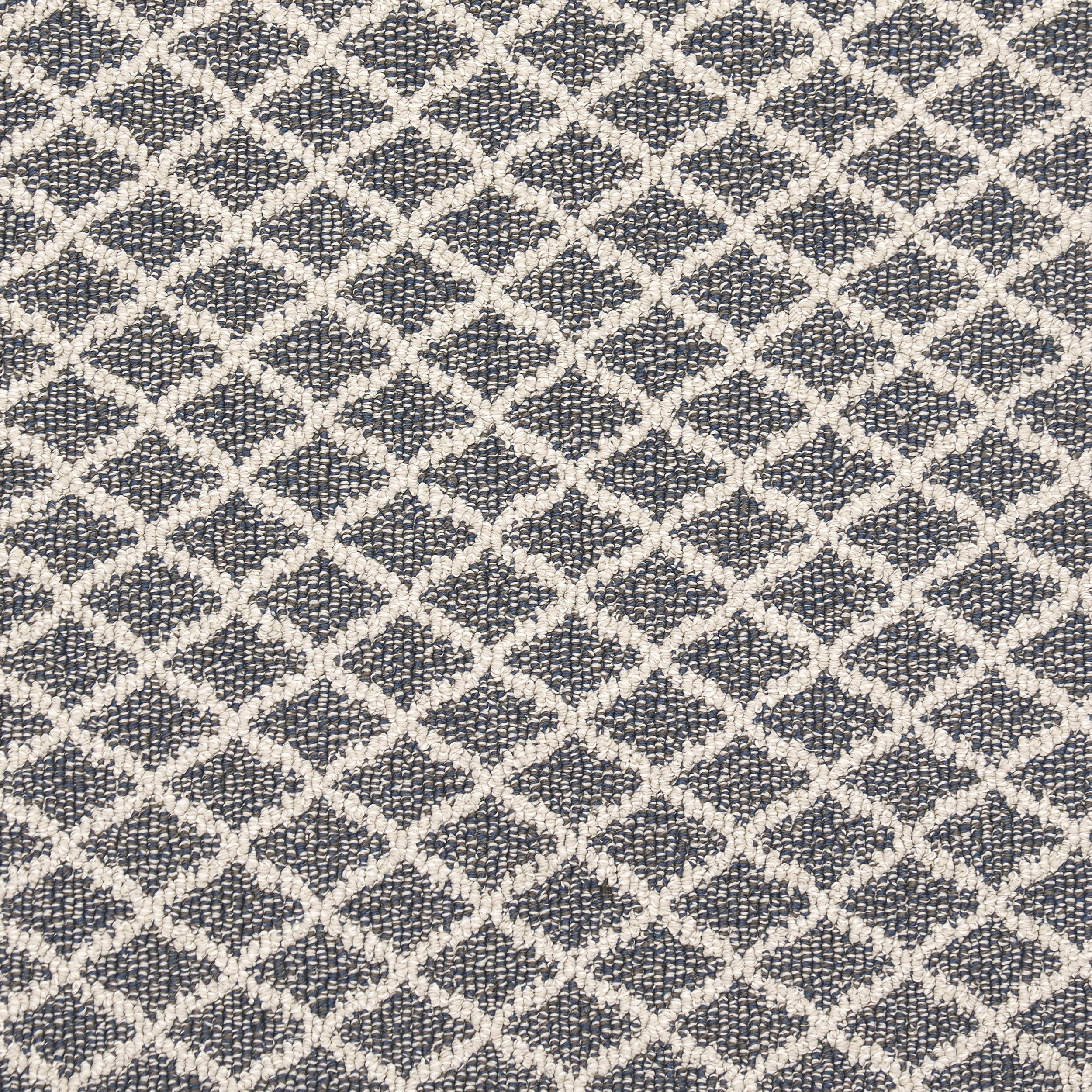 Kittiwake Micro-Trellis Custom Sample Rug | Blue Grey