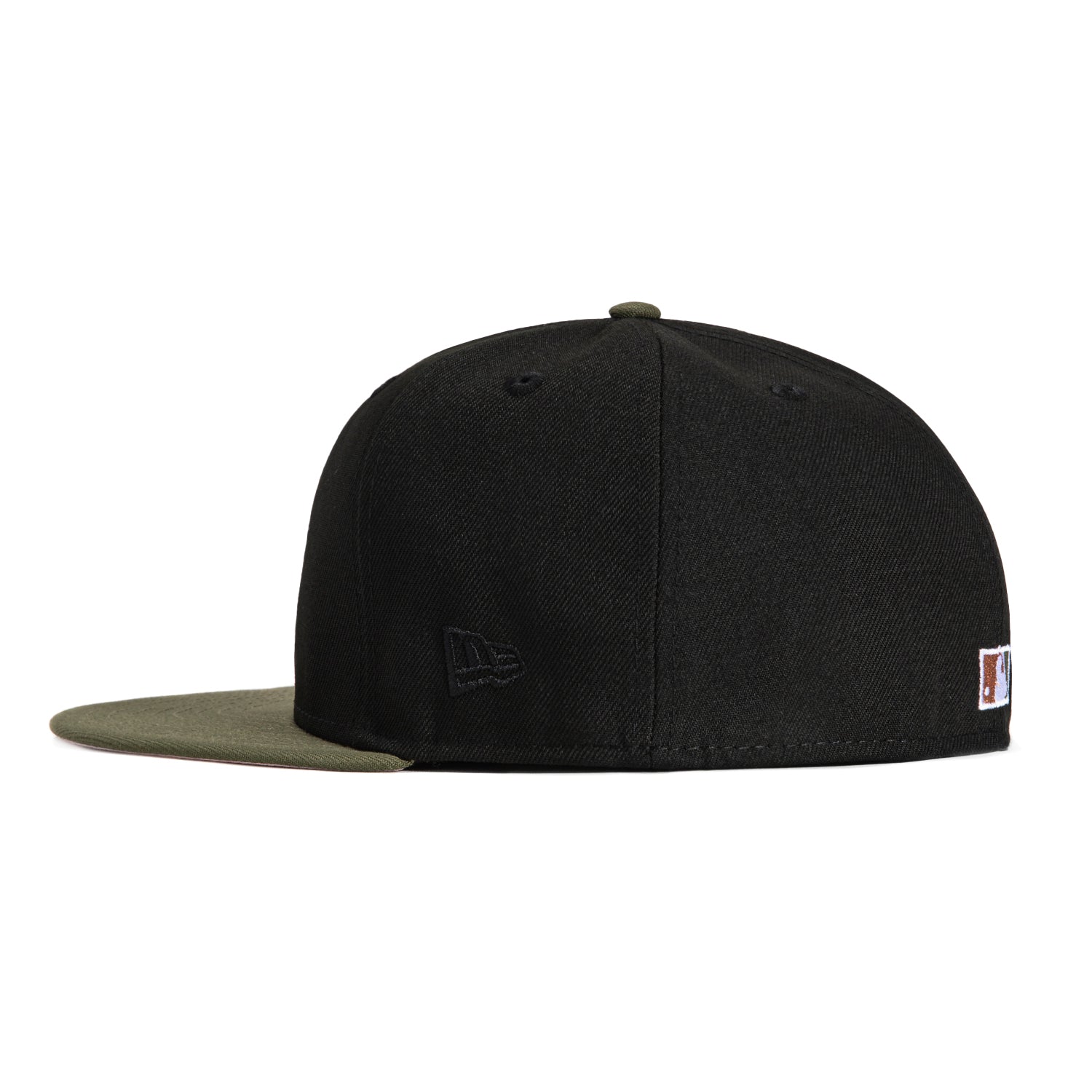 New Era 59Fifty Cookie Martini Cleveland Guardians Inaugural Patch I Hat - Black, Olive