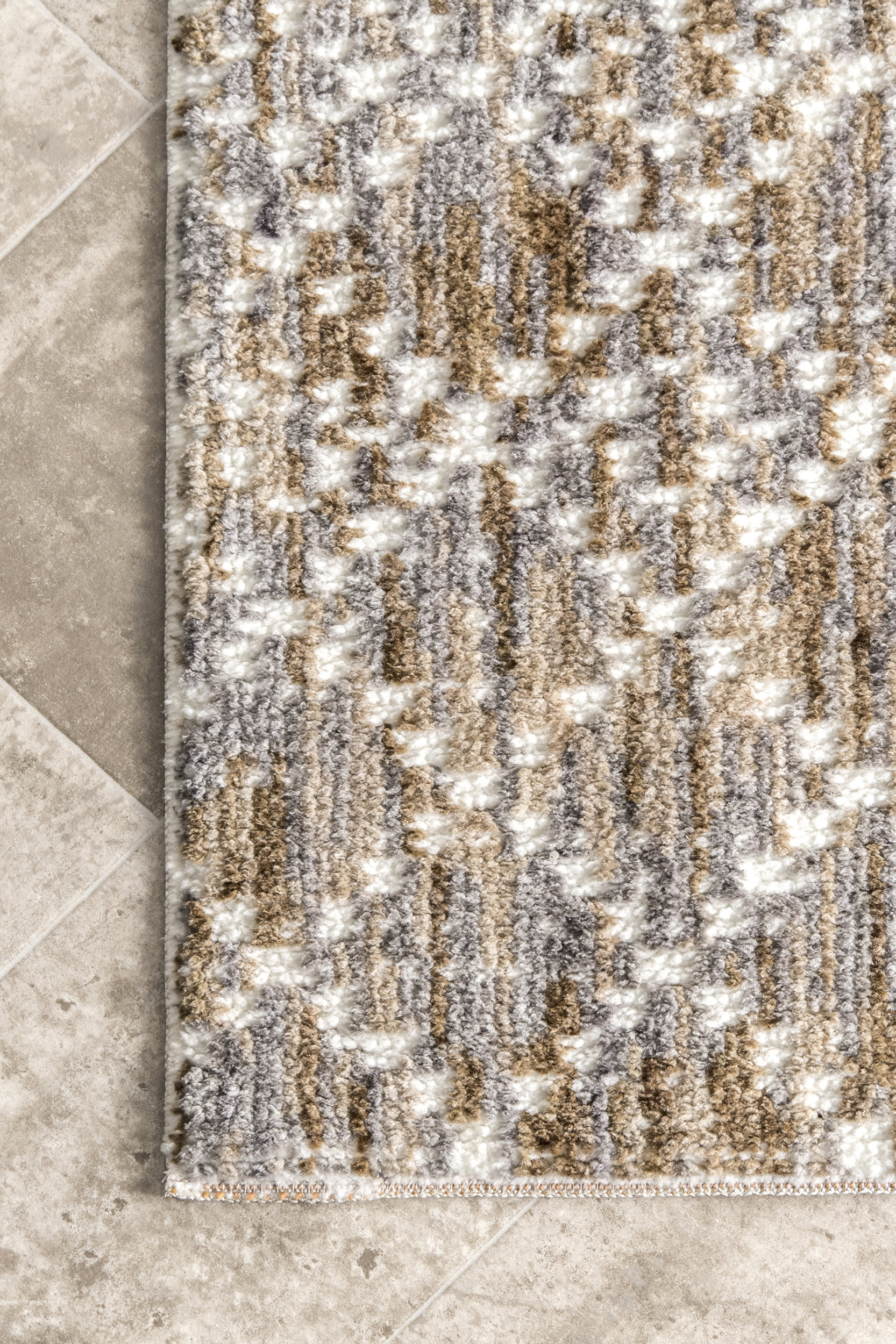 Modern Trellis Rug | Beige