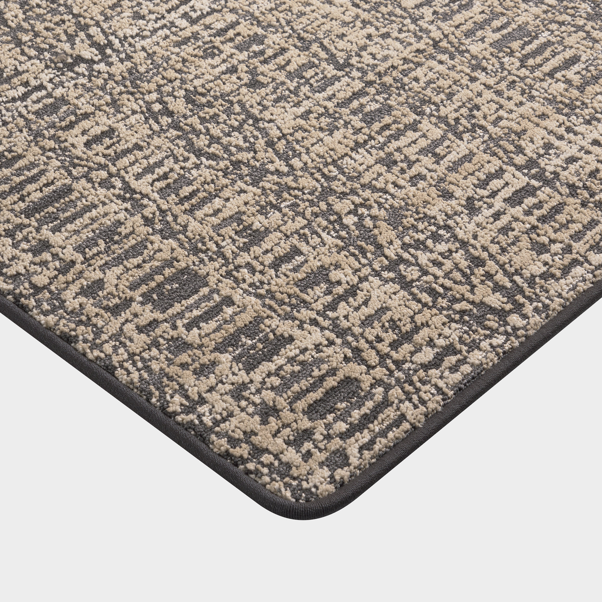 Tanager Distressed Custom Rug | Dark Grey