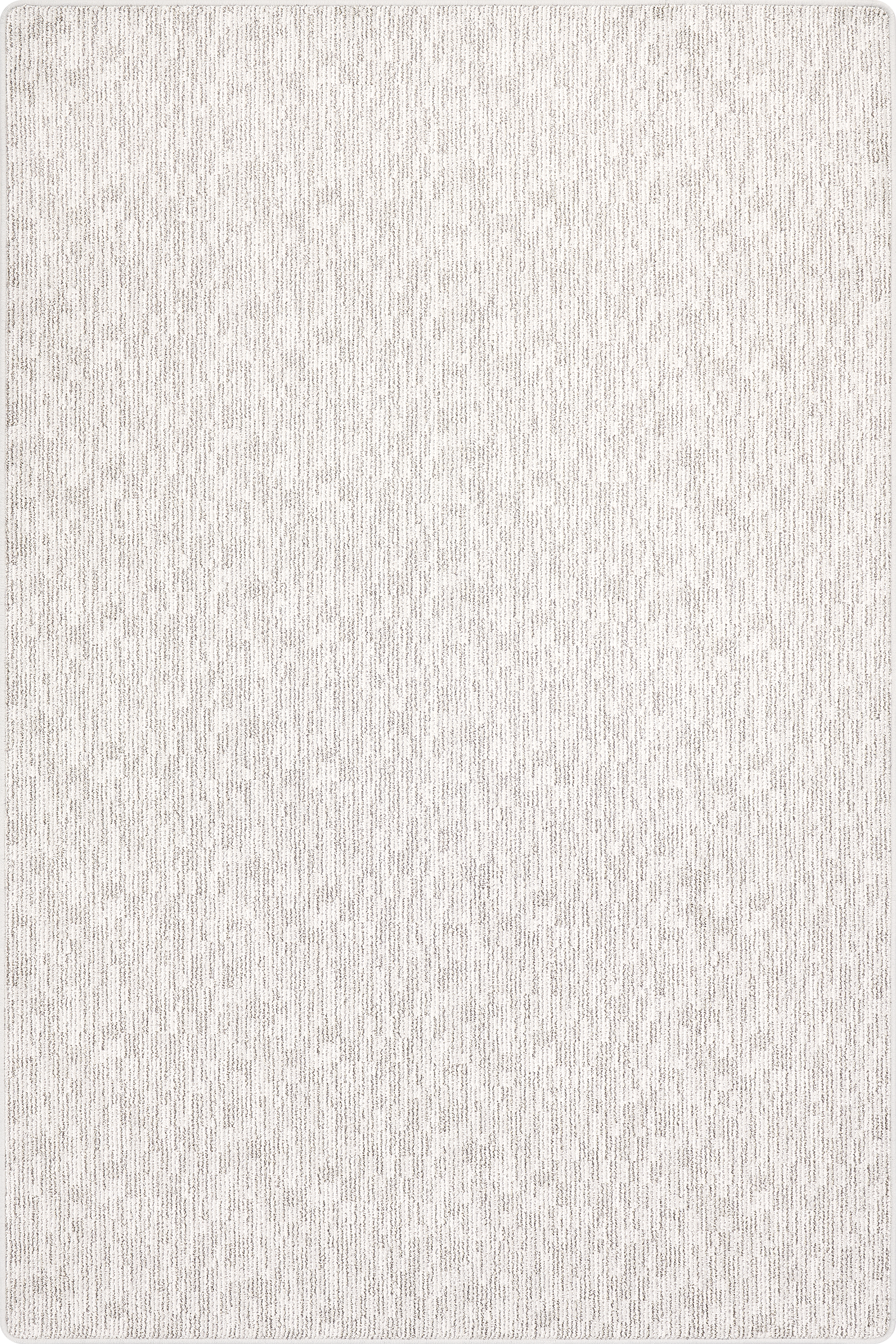 Shearwater Ridged Custom Rug | Light Grey