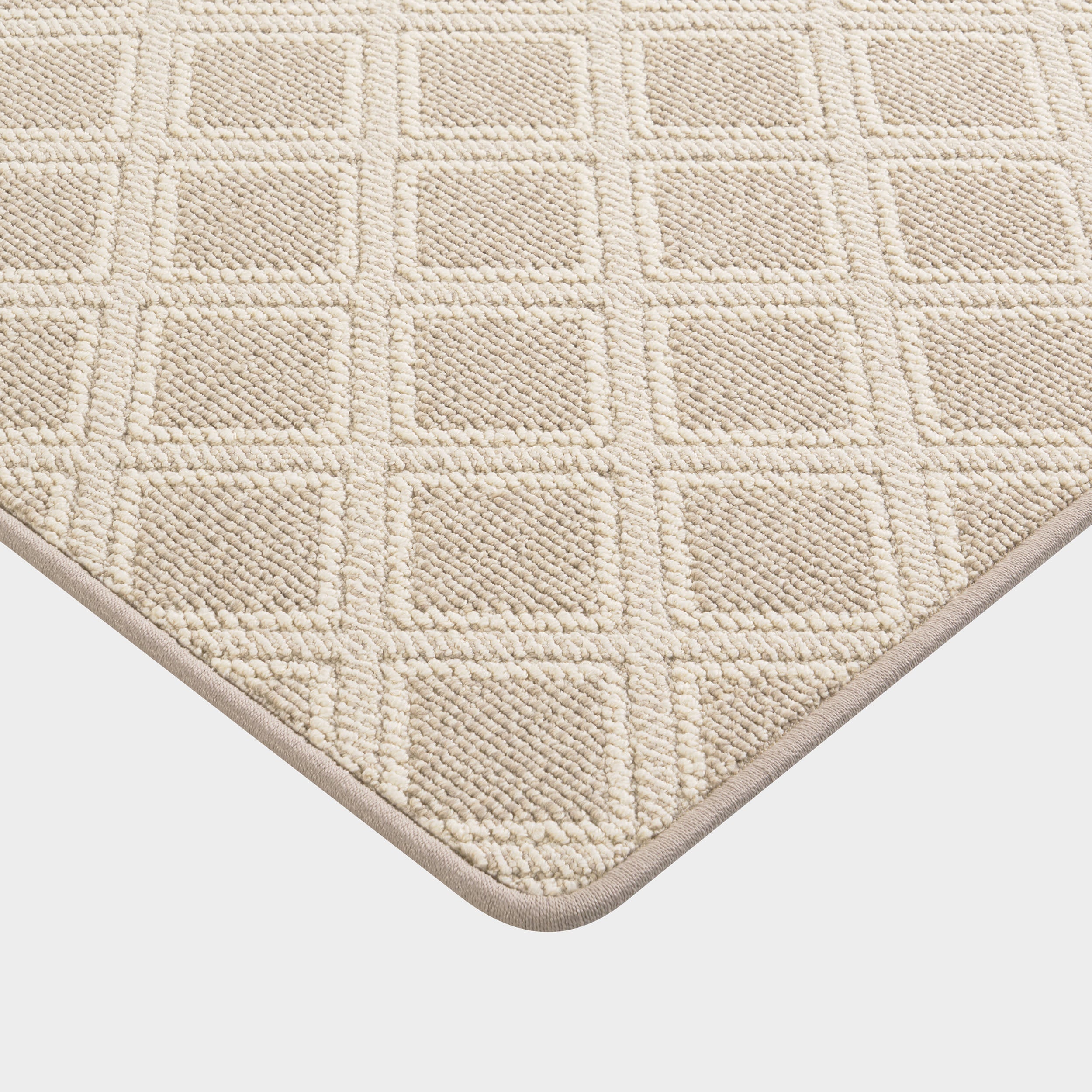 Swift Trellis Custom Rug | Beige