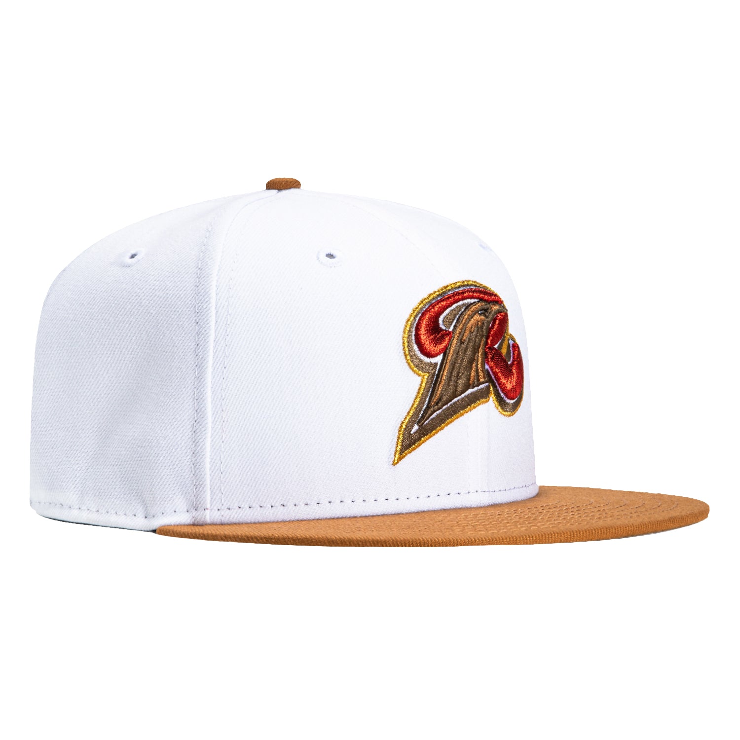 New Era 59Fifty New Haven Ravens Hat - White, Khaki, Red