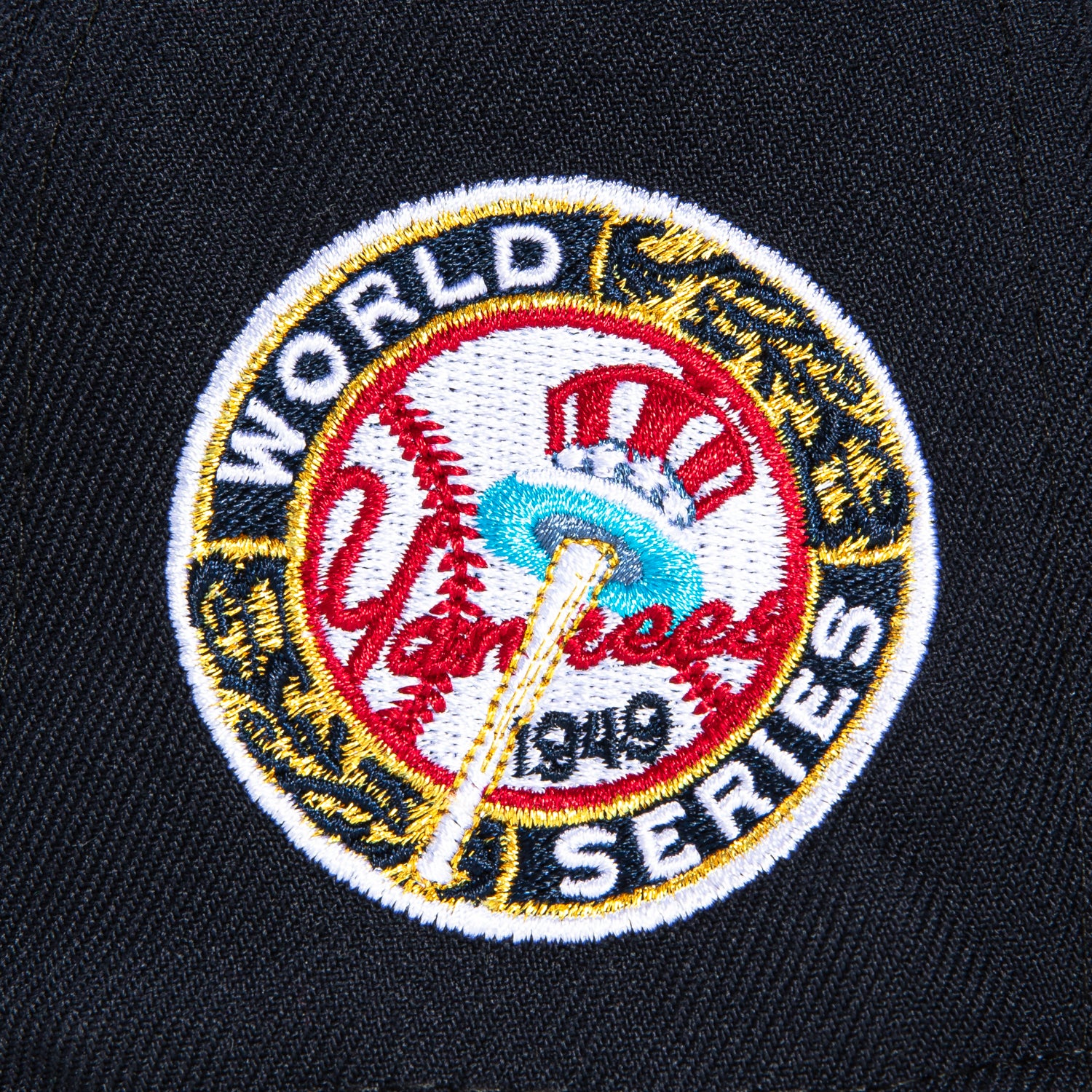 New Era 59Fifty Deep Ocean Gold New York Yankees 1949 World Series Patch Hat - Navy, Gold