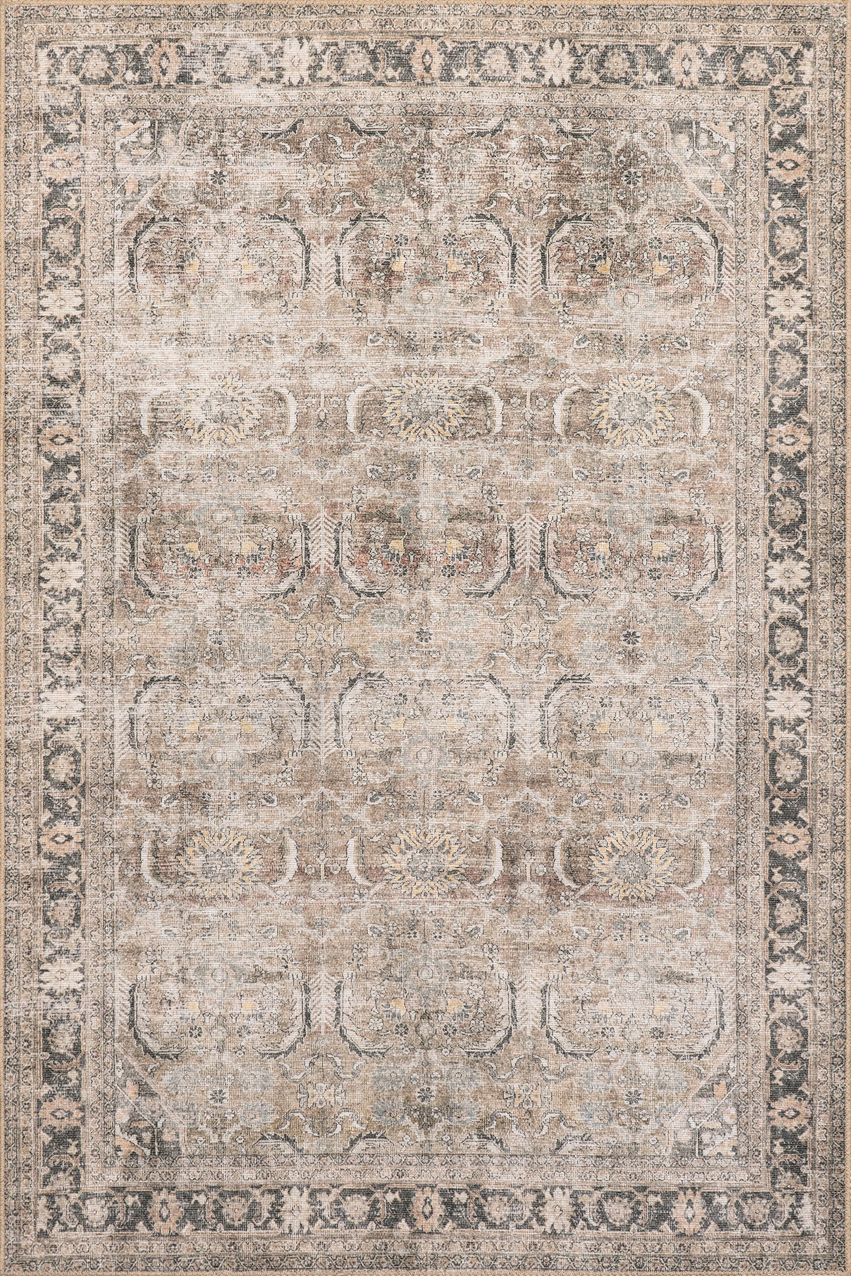 Red Bank Antiqued Jute-Blend Rug | Brown