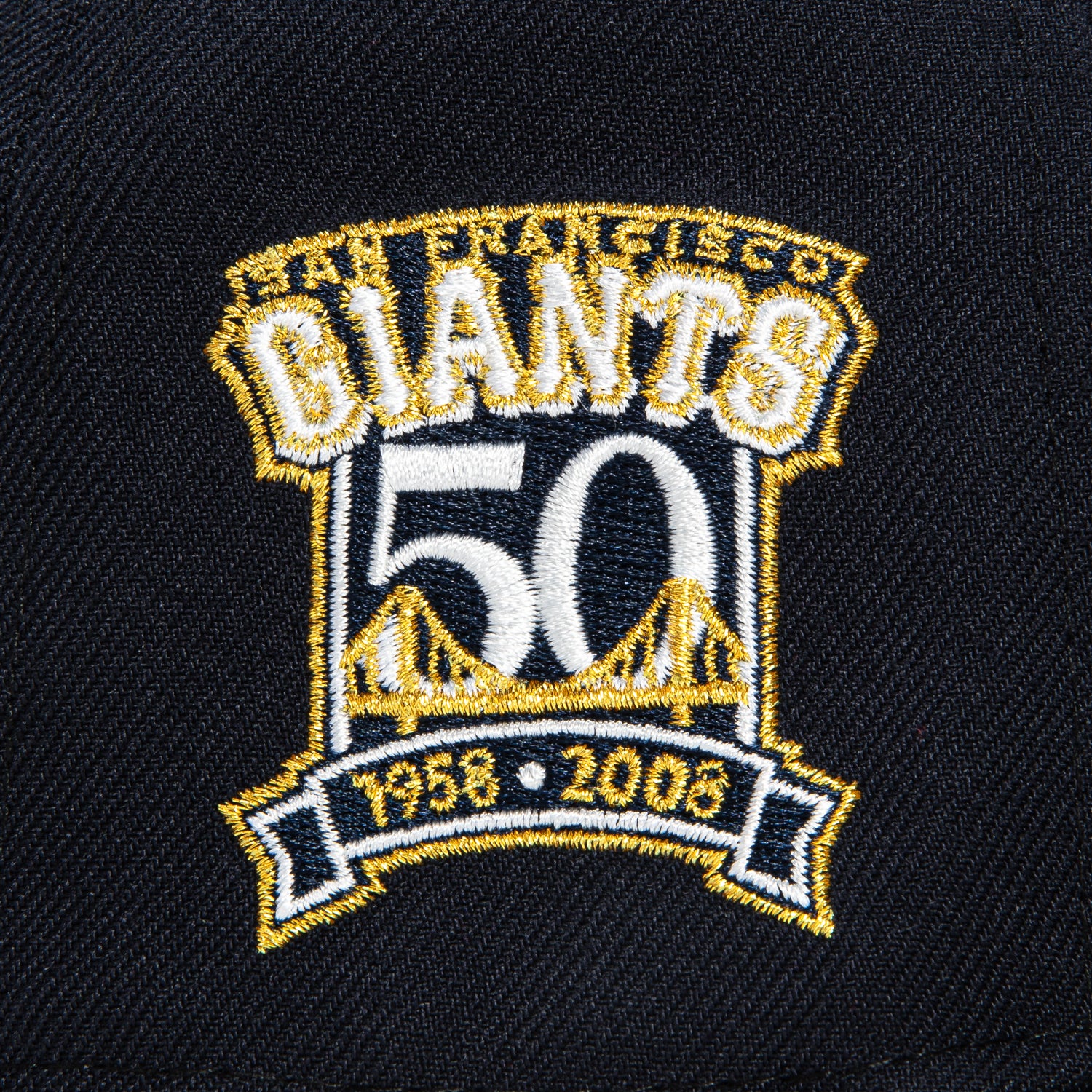 New Era 59Fifty San Francisco Giants 50th Anniversary Patch Hat - Navy, Camo