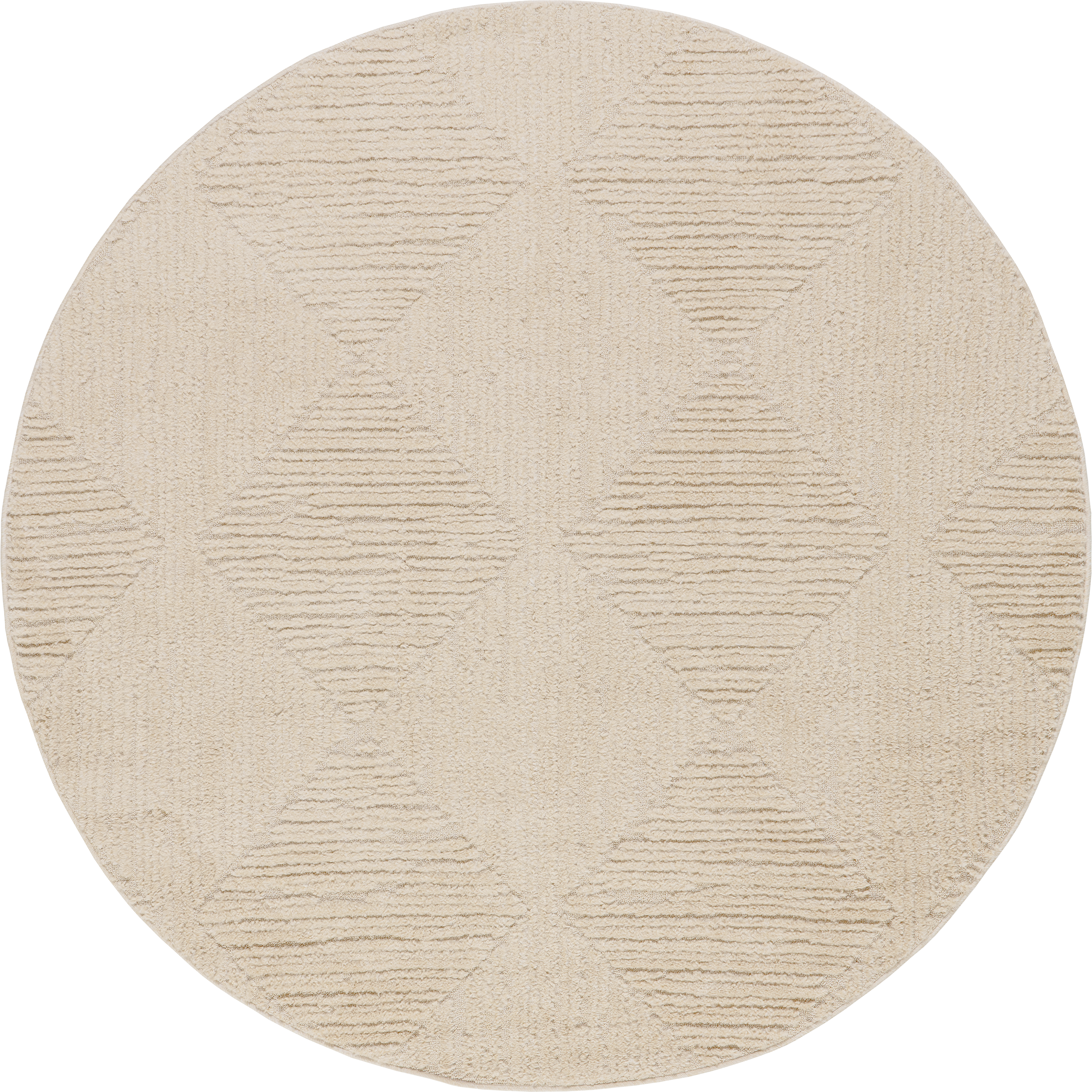 Shafali Tiled Trellis Rug | Beige