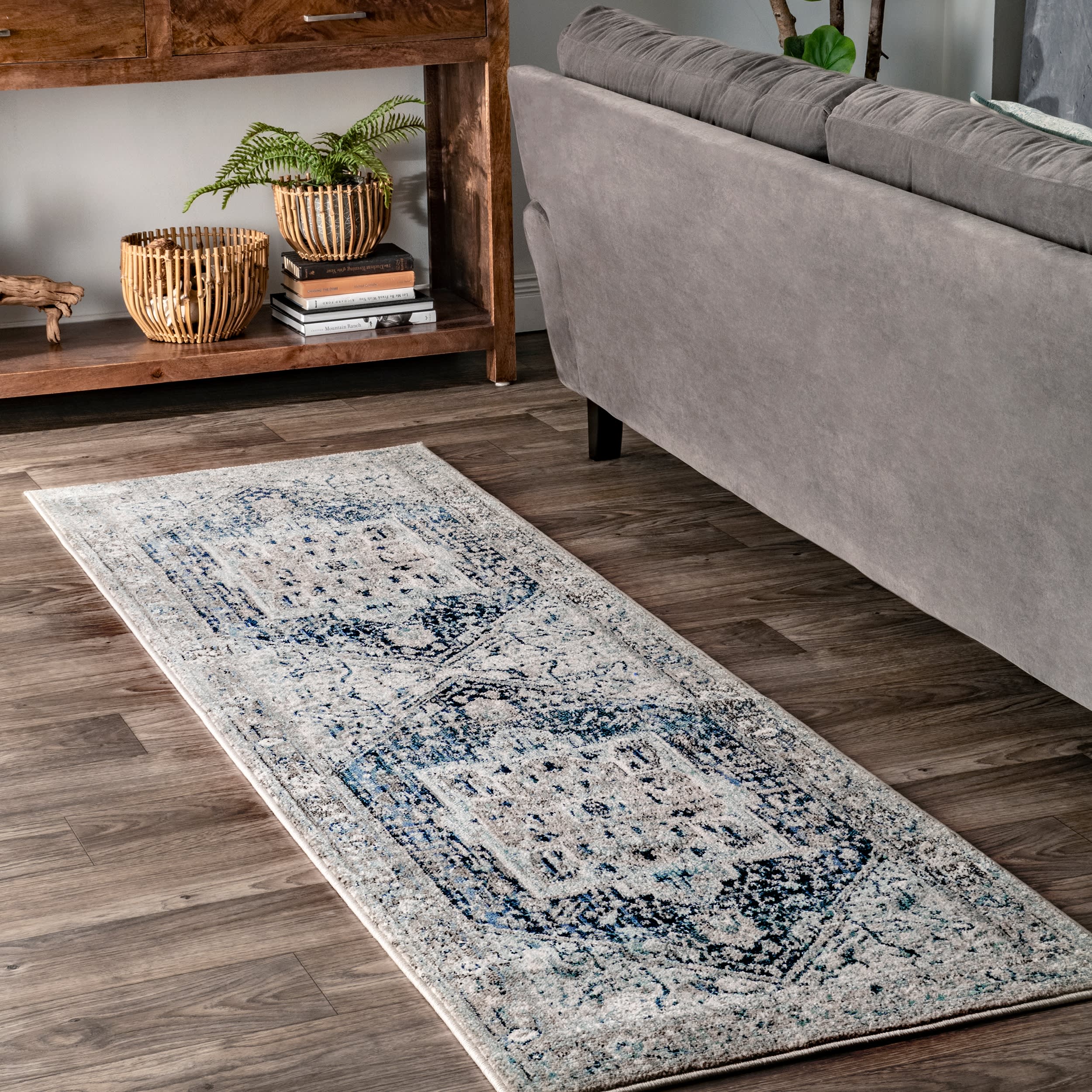 Arianna Tribal Medallion Rug | Rust