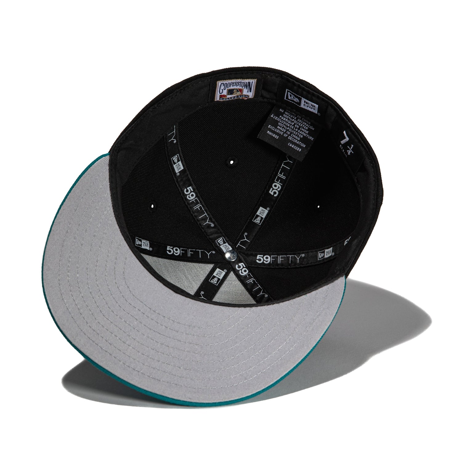 New Era 59Fifty Arizona Diamondbacks Inaugural Patch Word Hat - Black, Teal