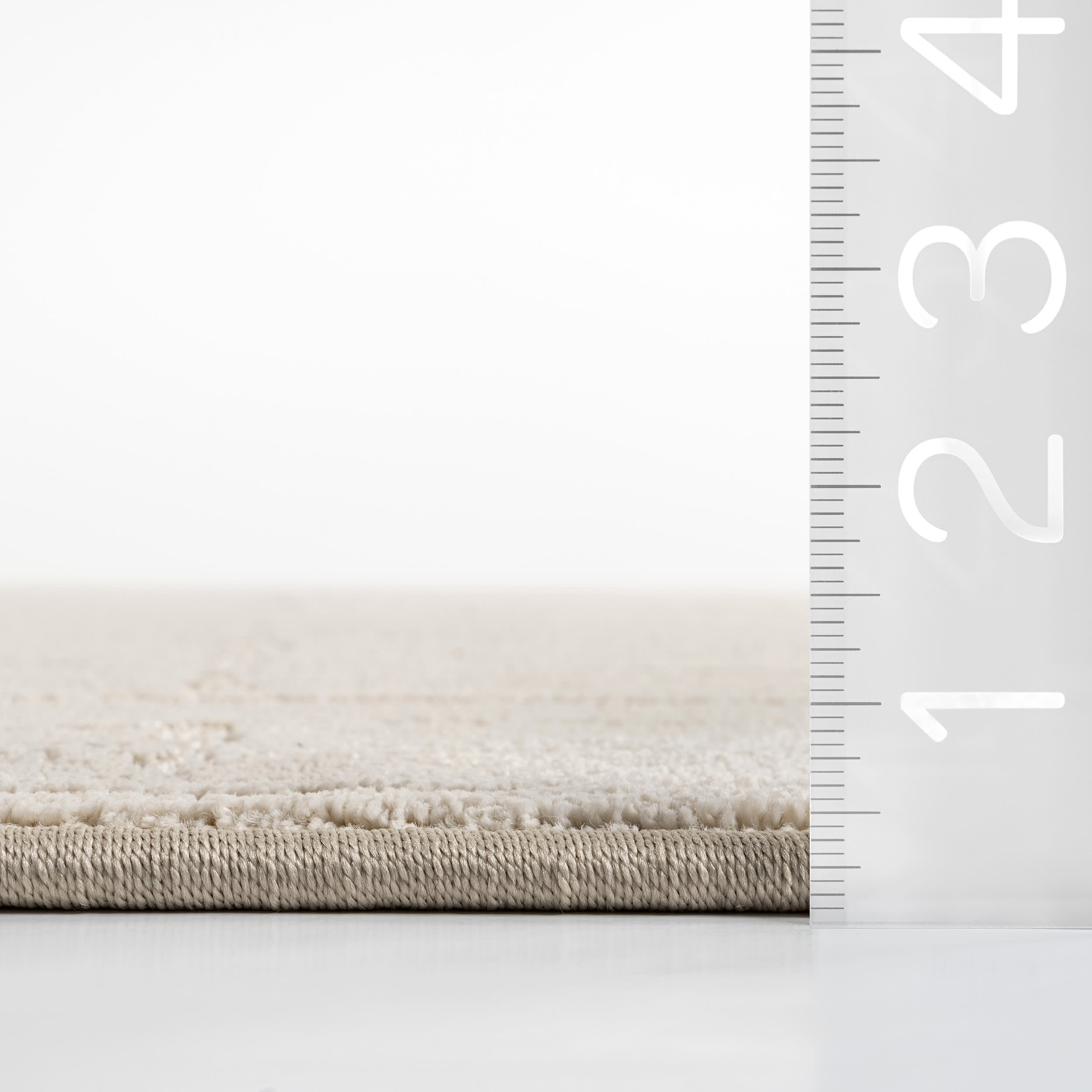 Ibis Crosshatch Custom Sample Rug | Light Beige