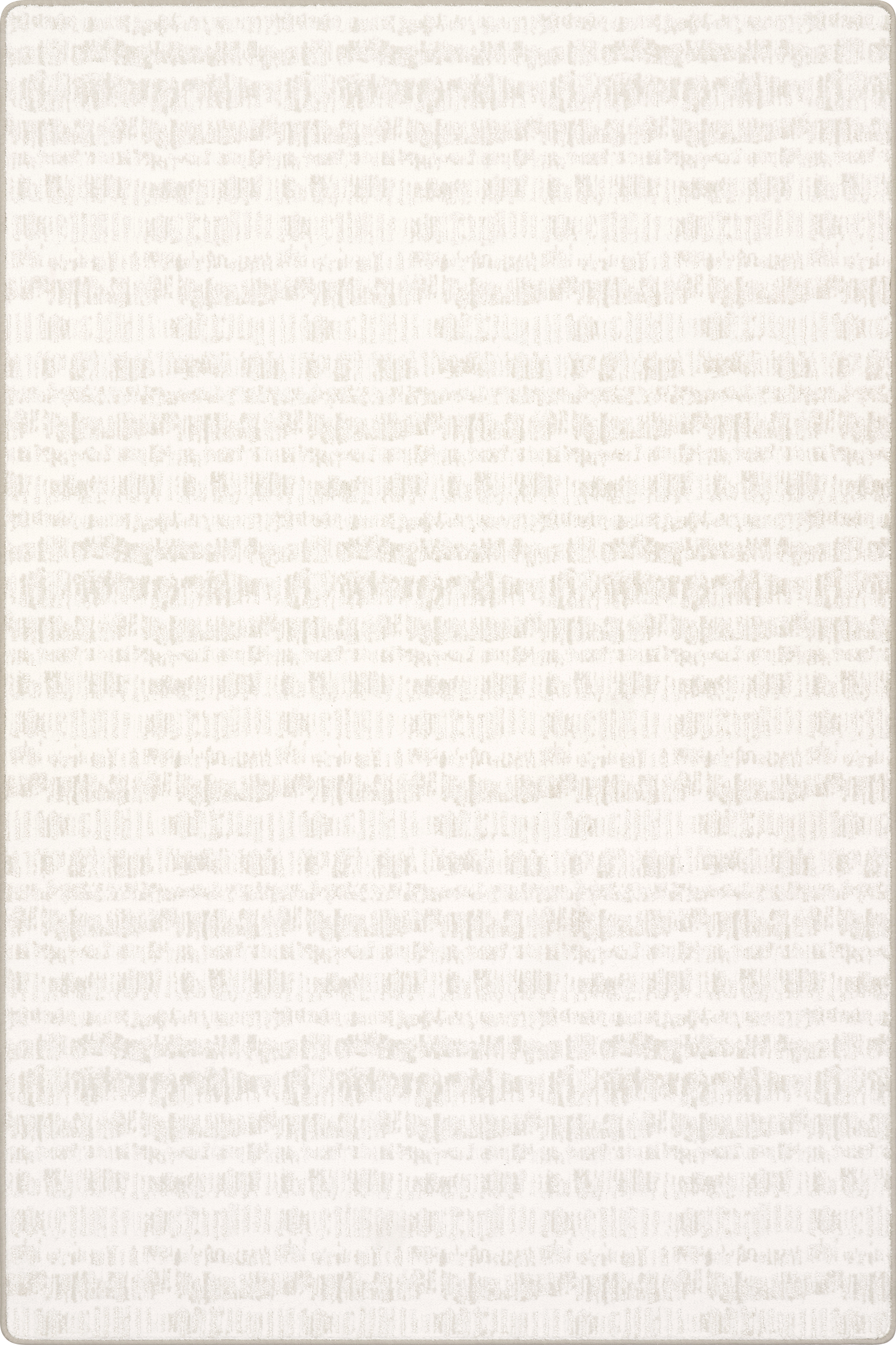 Tern Abstract Striped Custom Sample Rug | White