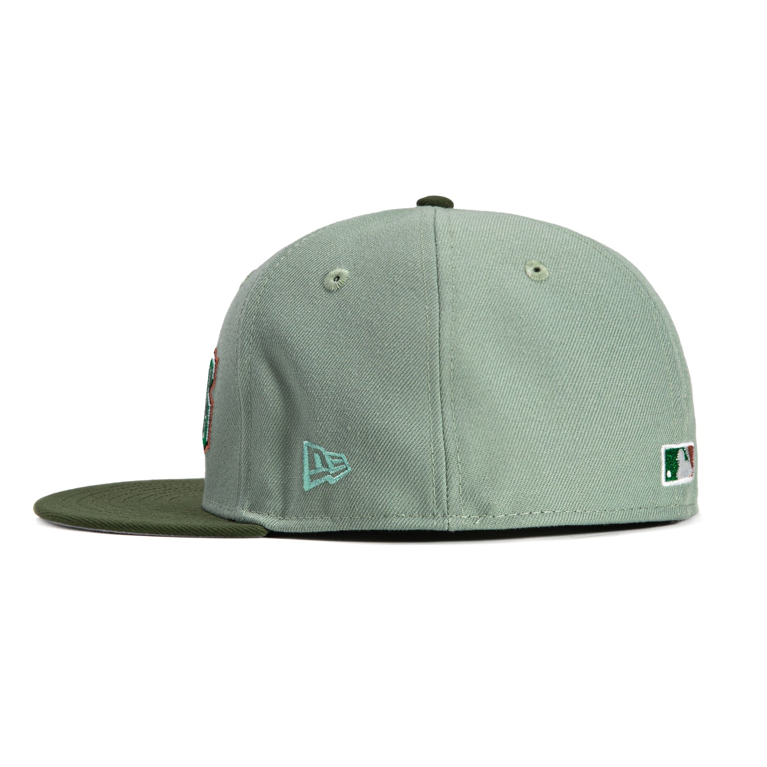 New Era 59Fifty Surprise Saguaros Logo Patch Hat - Everest Green, Olive