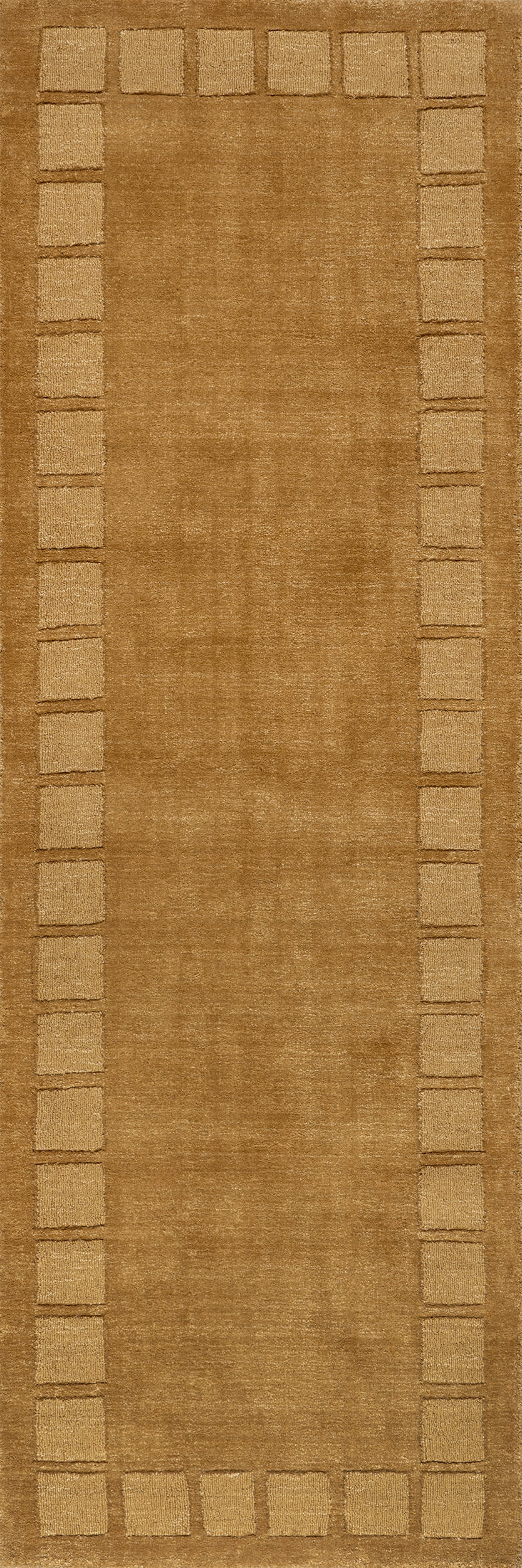 Petra High-Low Wool-Blend Rug | Wheat