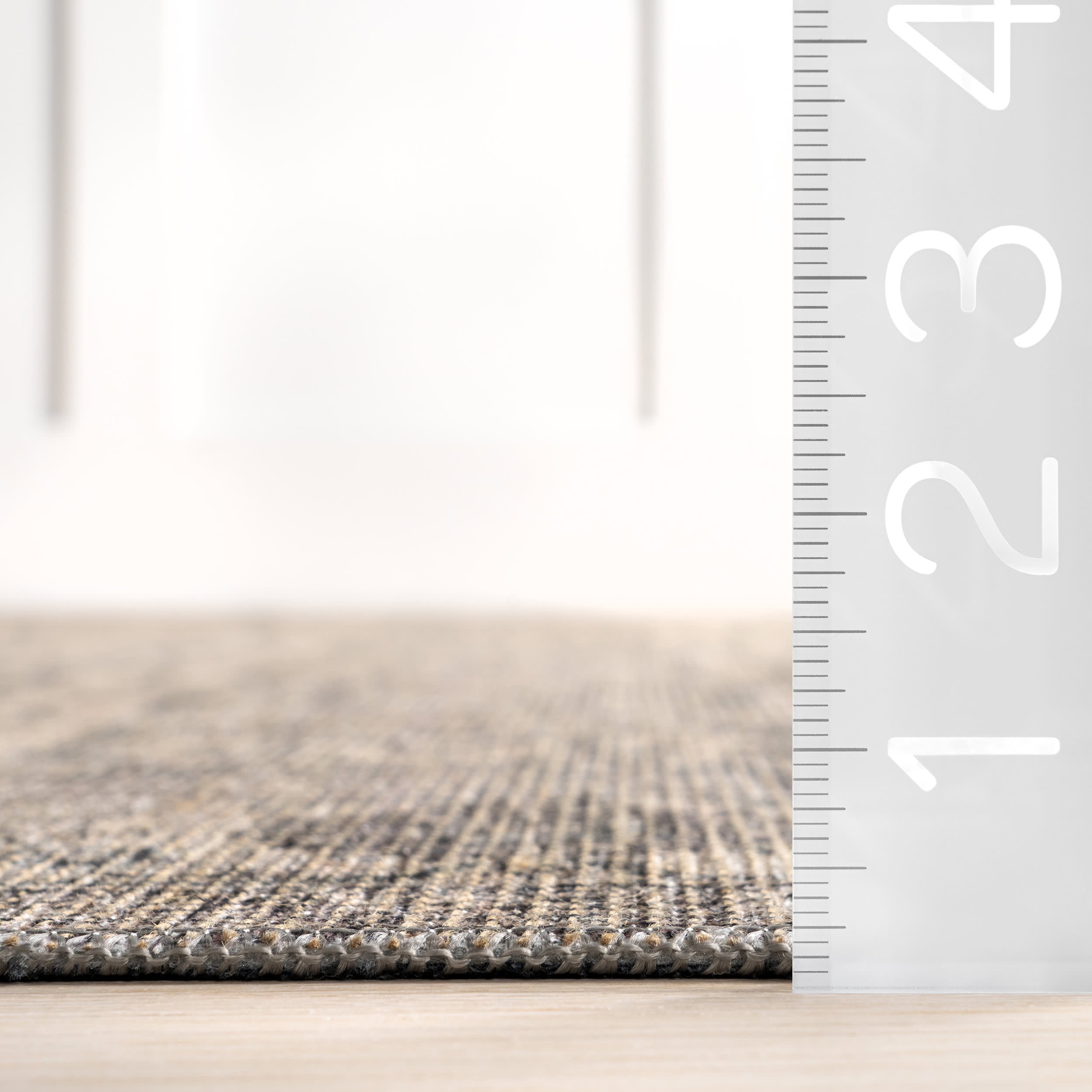 Chatham Antiqued Jute-Blend Rug | Grey