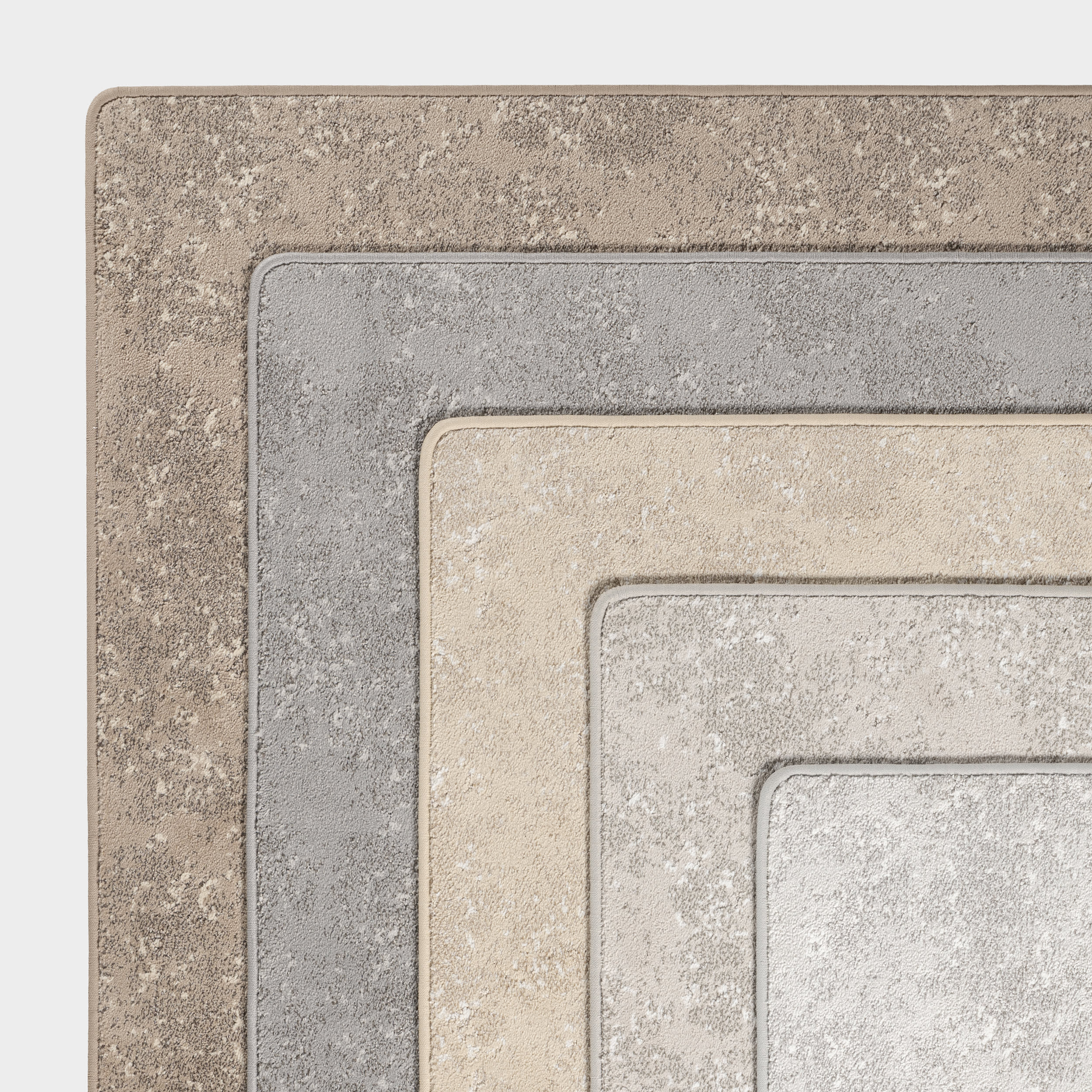 Pipit Mottled Custom Sample Rug | Beige Grey