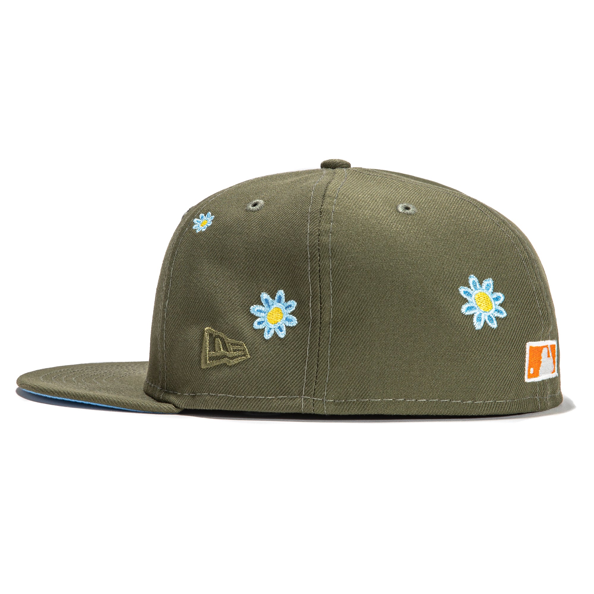 New Era 59Fifty Super Bloom Toronto Blue Jays 10th Anniversary Patch Hat - Olive