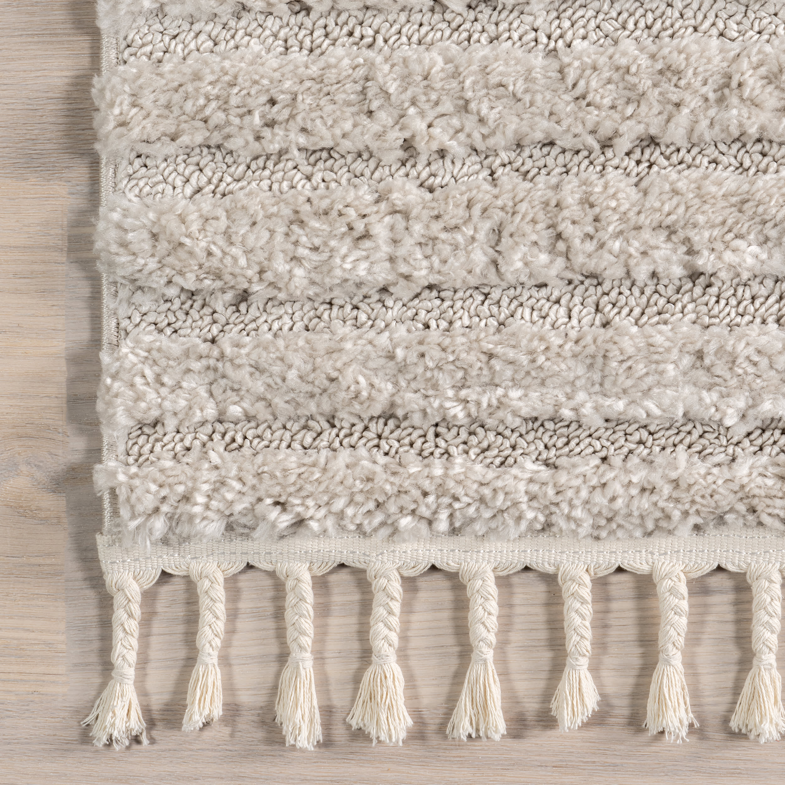 Ellie Traverse Shag Rug | Beige