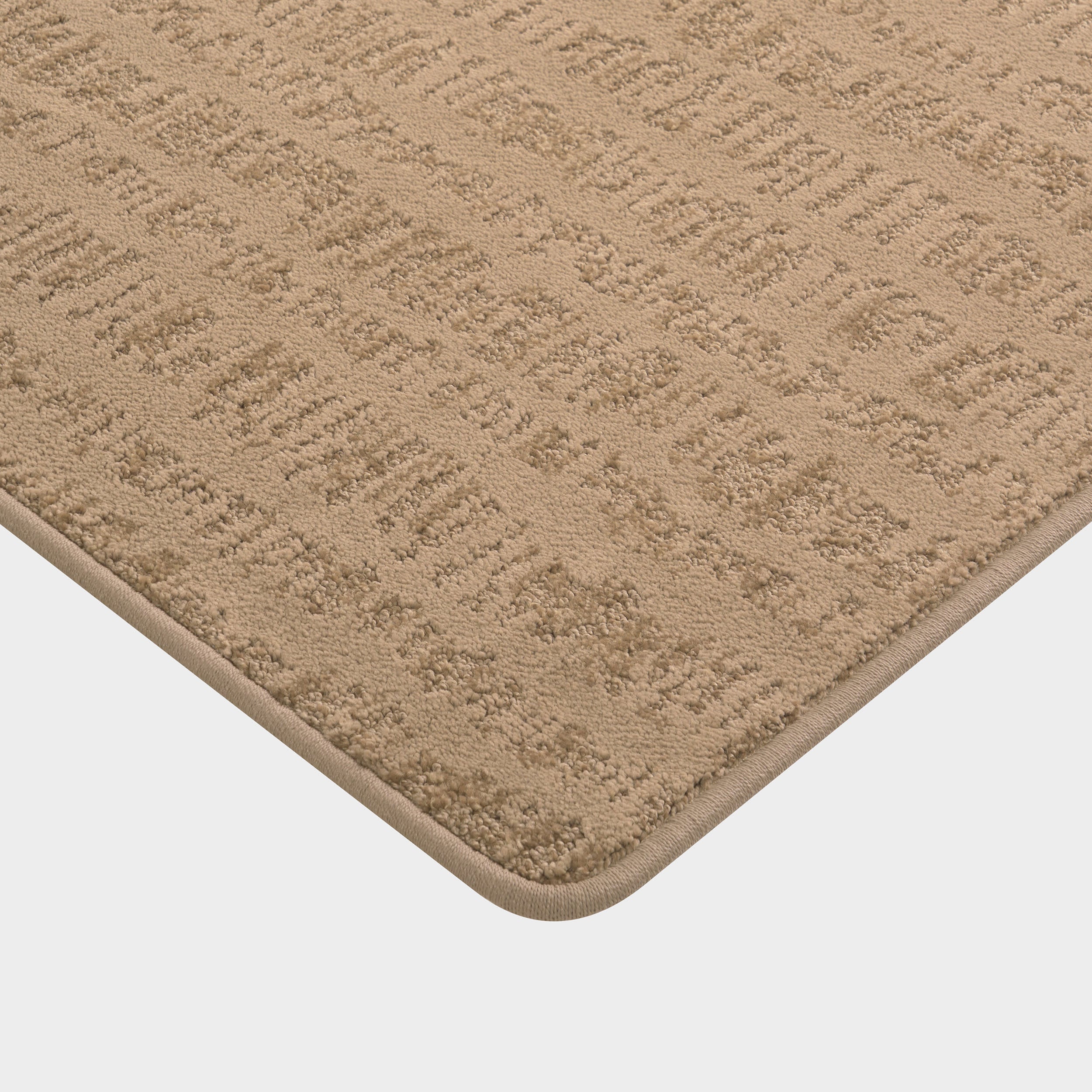 Tern Abstract Striped Custom Rug | Light Brown