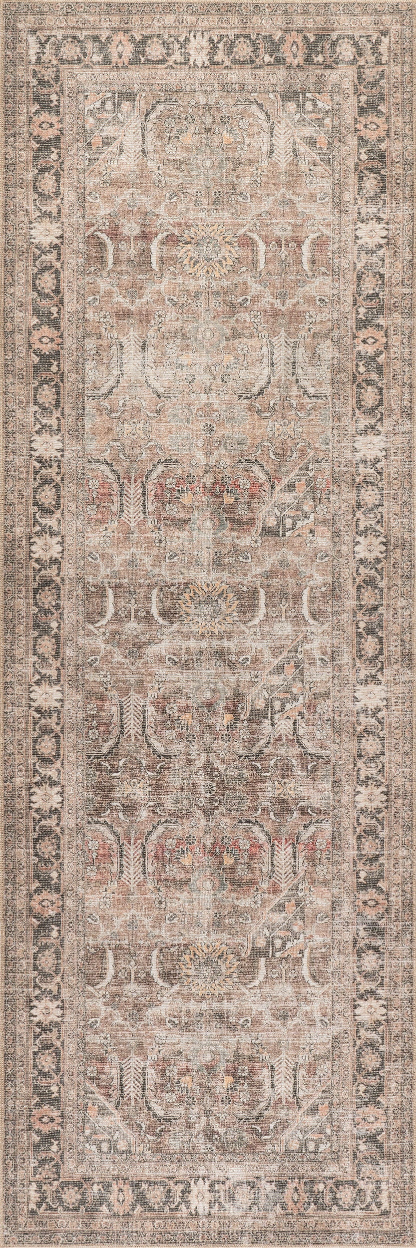 Red Bank Antiqued Jute-Blend Rug | Light Brown