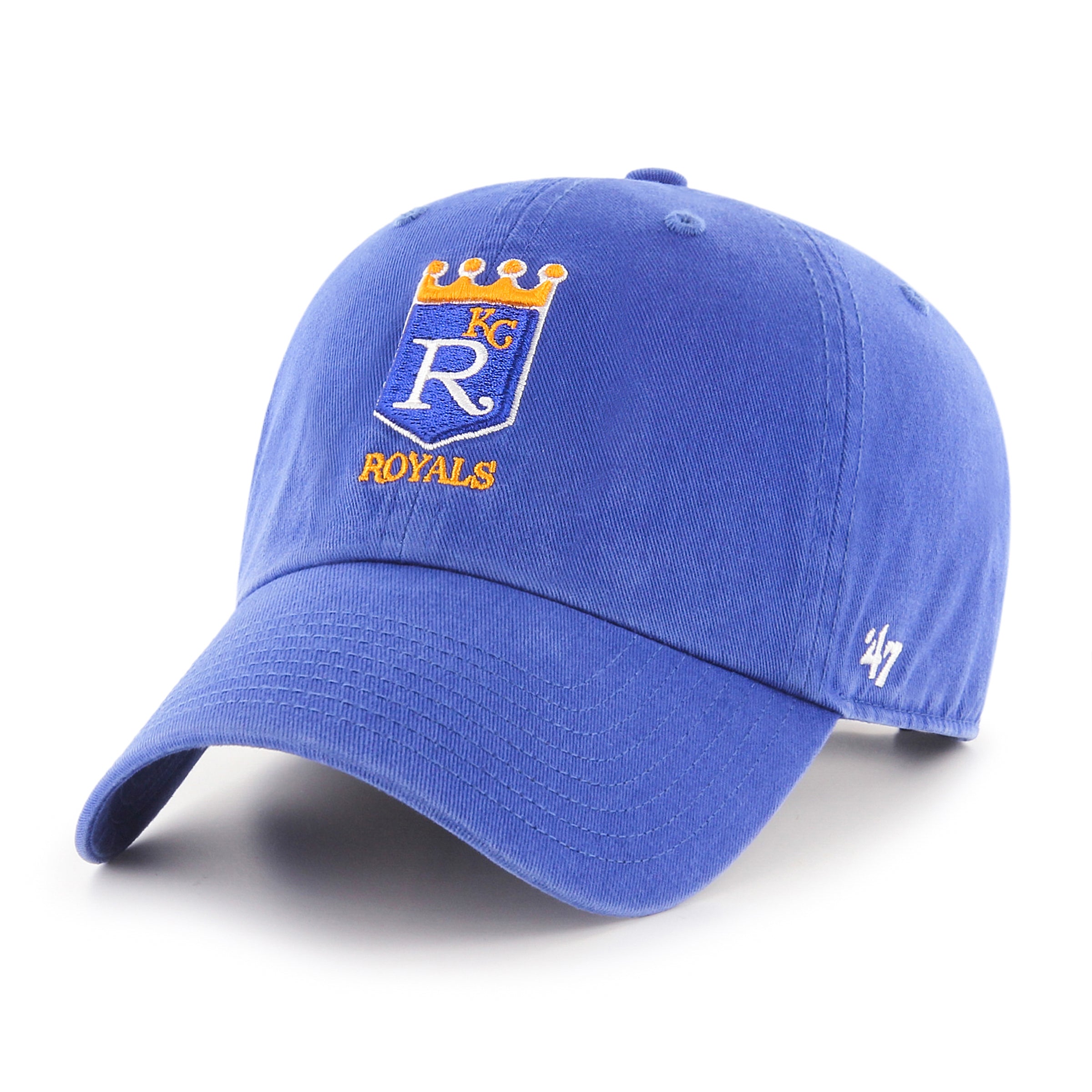 47 Brand Kansas City Royals Cooperstown Cleanup Adjustable Strapback Hat - Royal