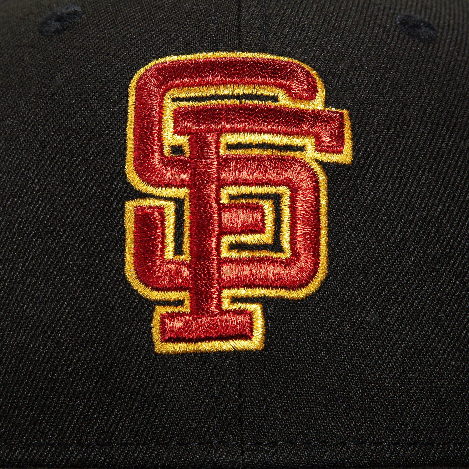 New Era 59Fifty San Francisco Giants Candlestick Park Patch Hat - Black, Red, Metallic Gold