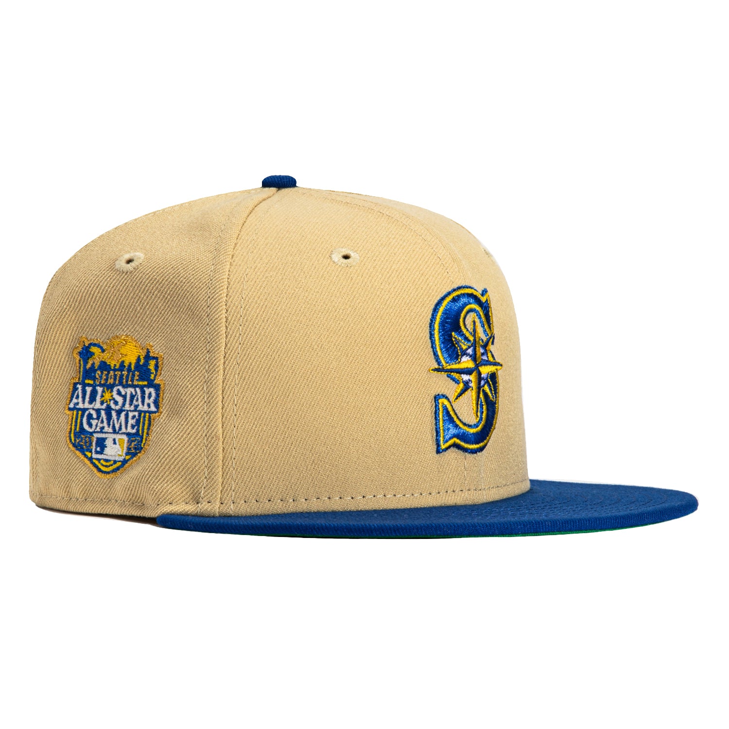 New Era 59Fifty Seattle Mariners 2023 All Star Game Patch Hat - Tan, Royal