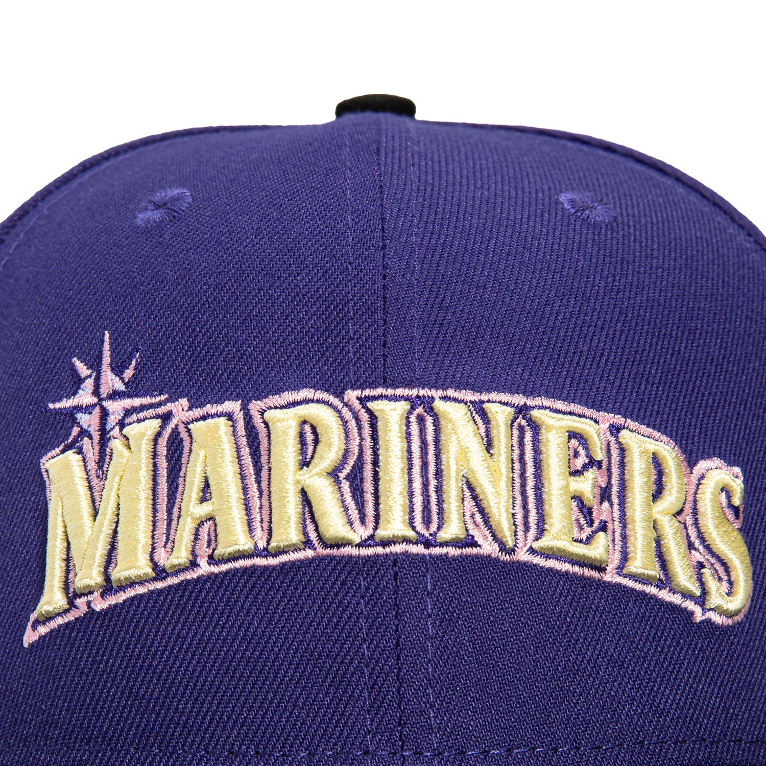 New Era 59Fifty Seattle Mariners 20th Anniversary Patch Jersey Hat - Purple, Black