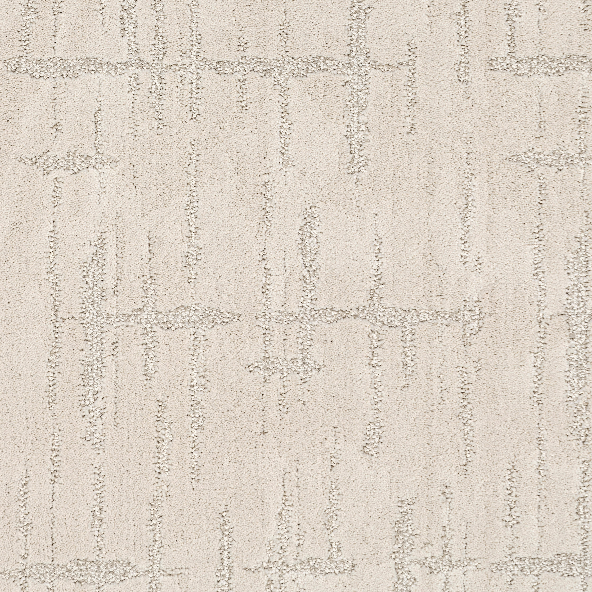 Ibis Crosshatch Custom Sample Rug | Light Beige