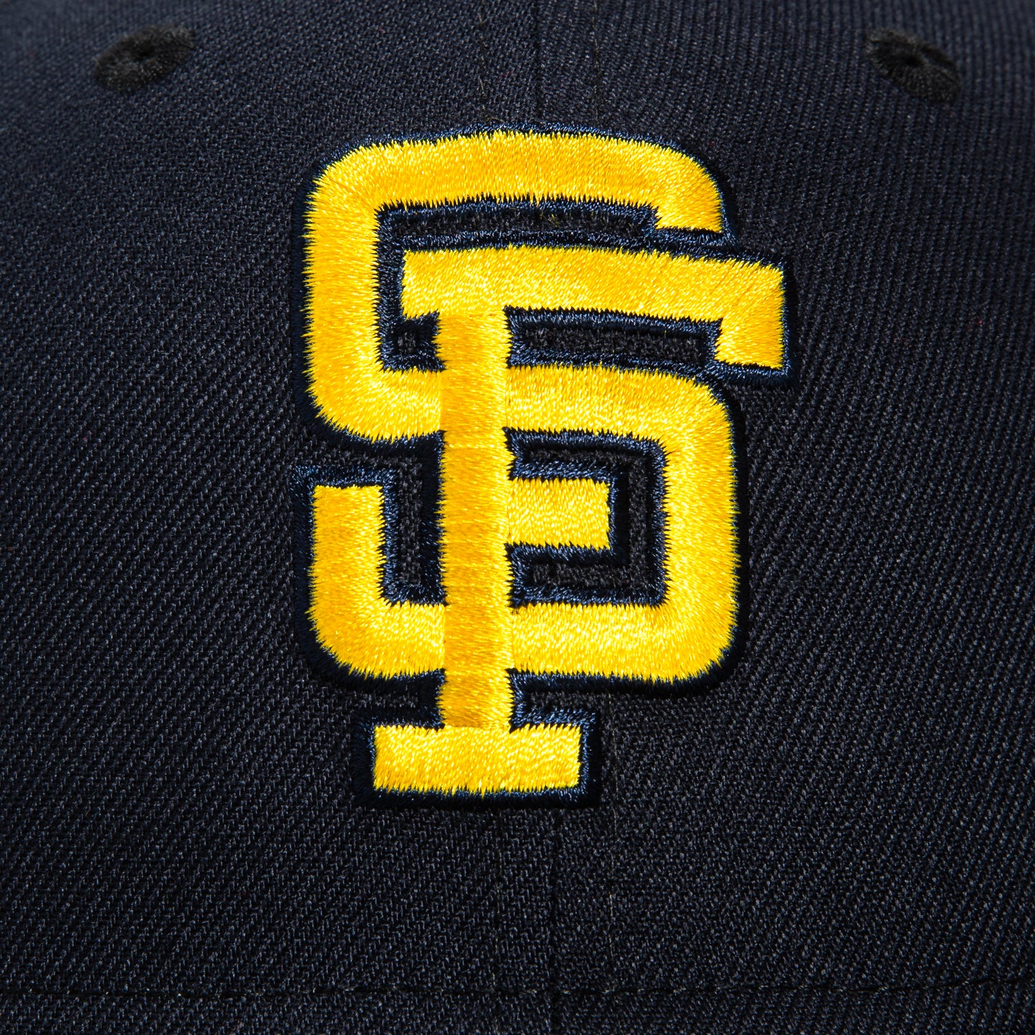 New Era 59Fifty Deep Ocean Gold San Francisco Giants 1989 World Series Patch Hat - Navy, Gold