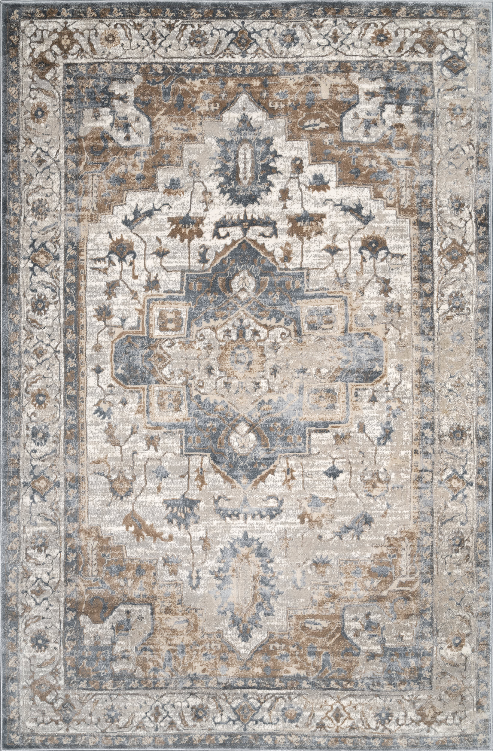 Crested Venetian Rug | Beige