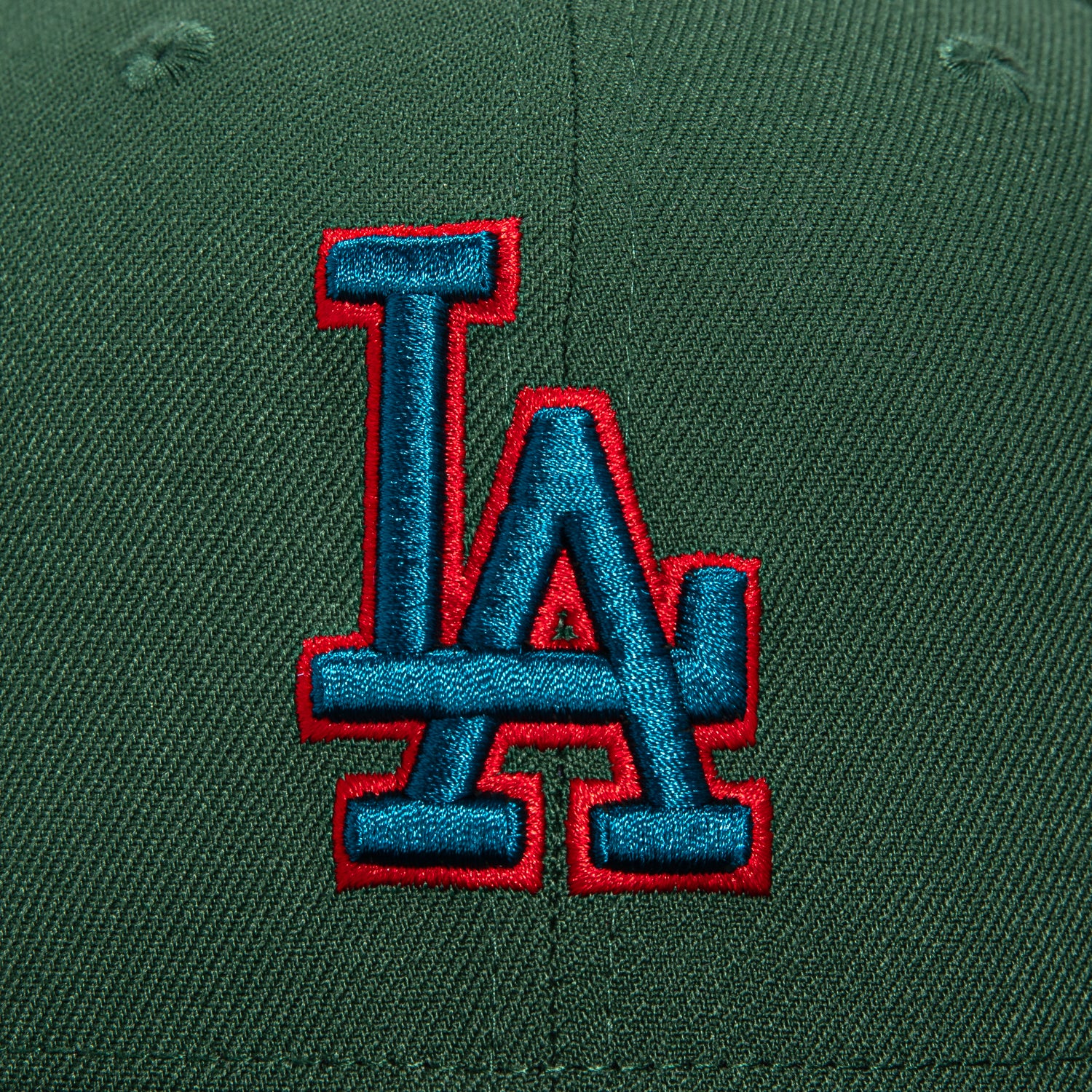 New Era 59Fifty Los Angeles Dodgers 60th Anniversary Stadium Patch Hat - Green, Black, Indigo, Red