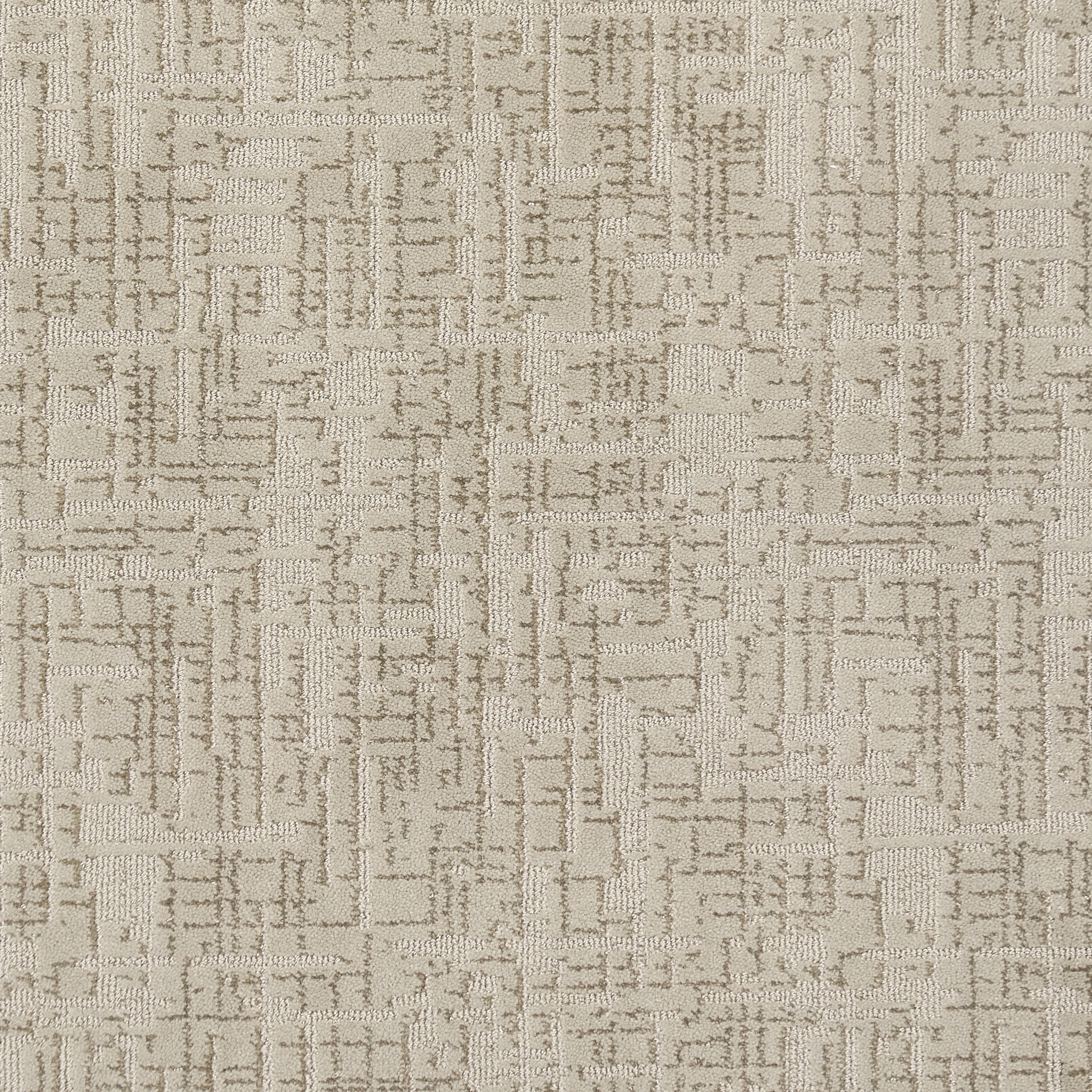 Phoebe Distressed Crosshatch Custom Rug | Tawny