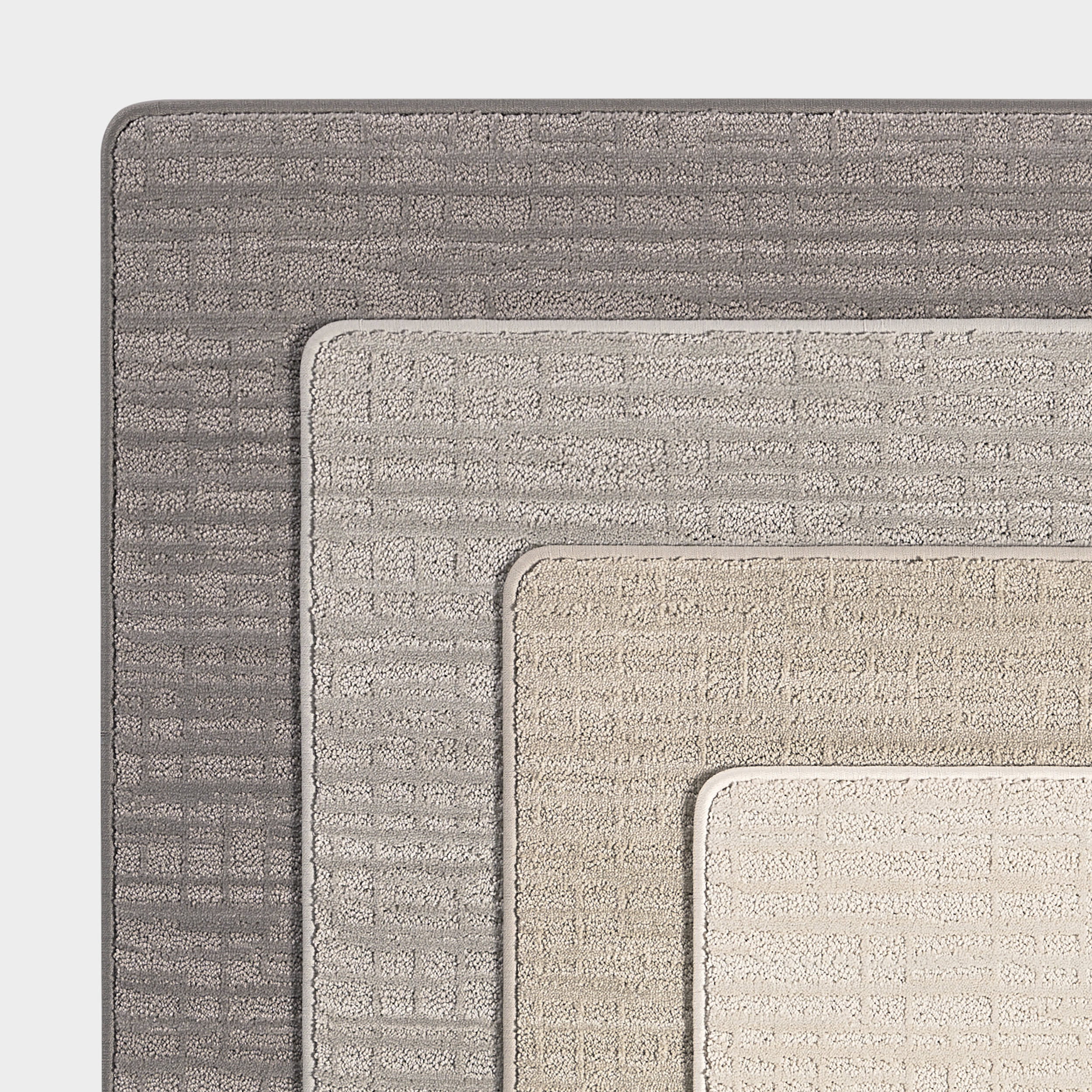 Caracara Crosshatch Custom Rug | Taupe