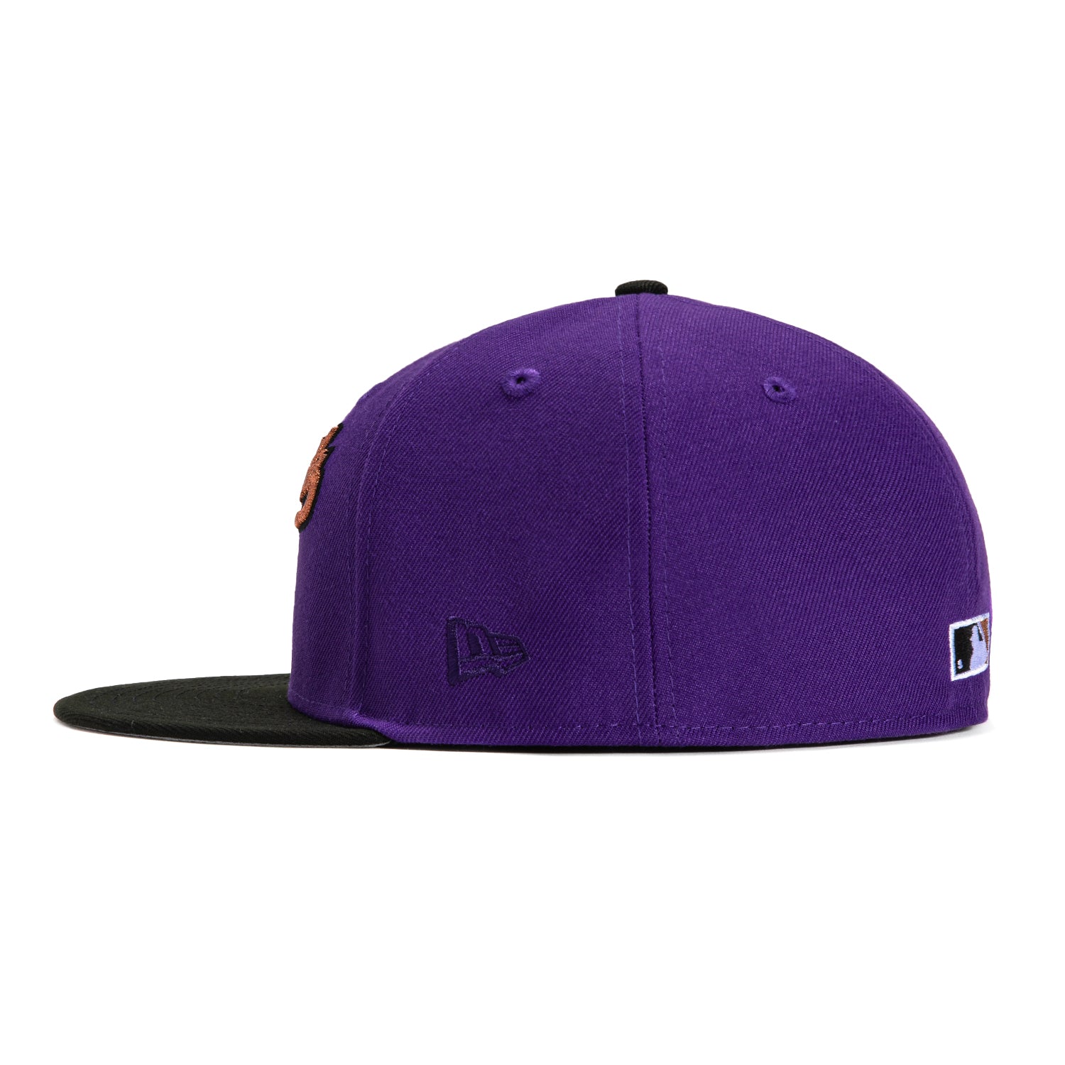 New Era 59Fifty Arizona Diamondbacks Inaugural Patch Script Hat - Purple, Black, Metallic Copper