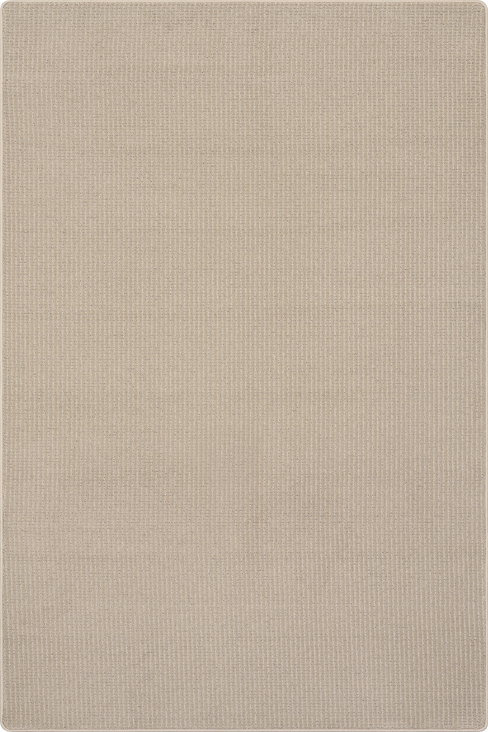 Petrel Micro-Checked Custom Rug | Taupe