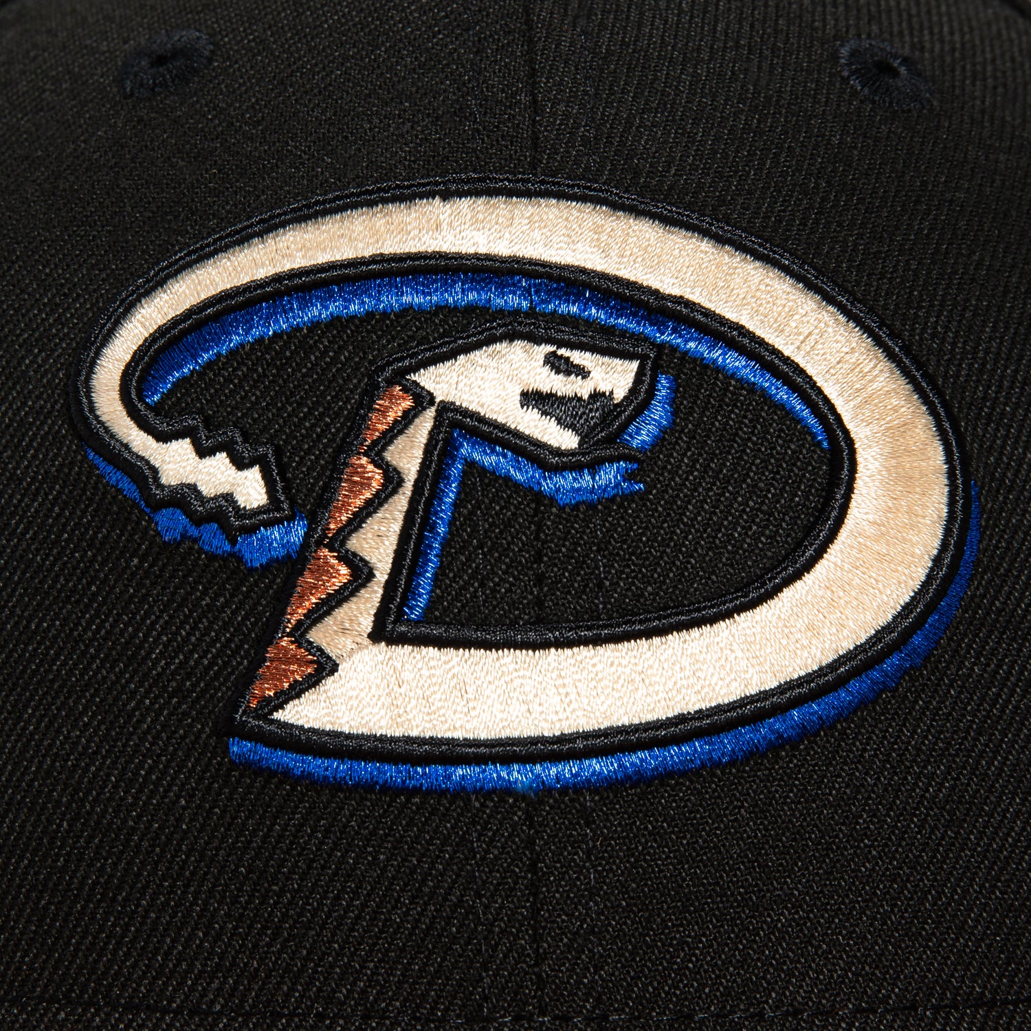 New Era 59Fifty Arizona Diamondbacks 2001 World Series Patch D Hat - Black, Burnt Orange, Royal