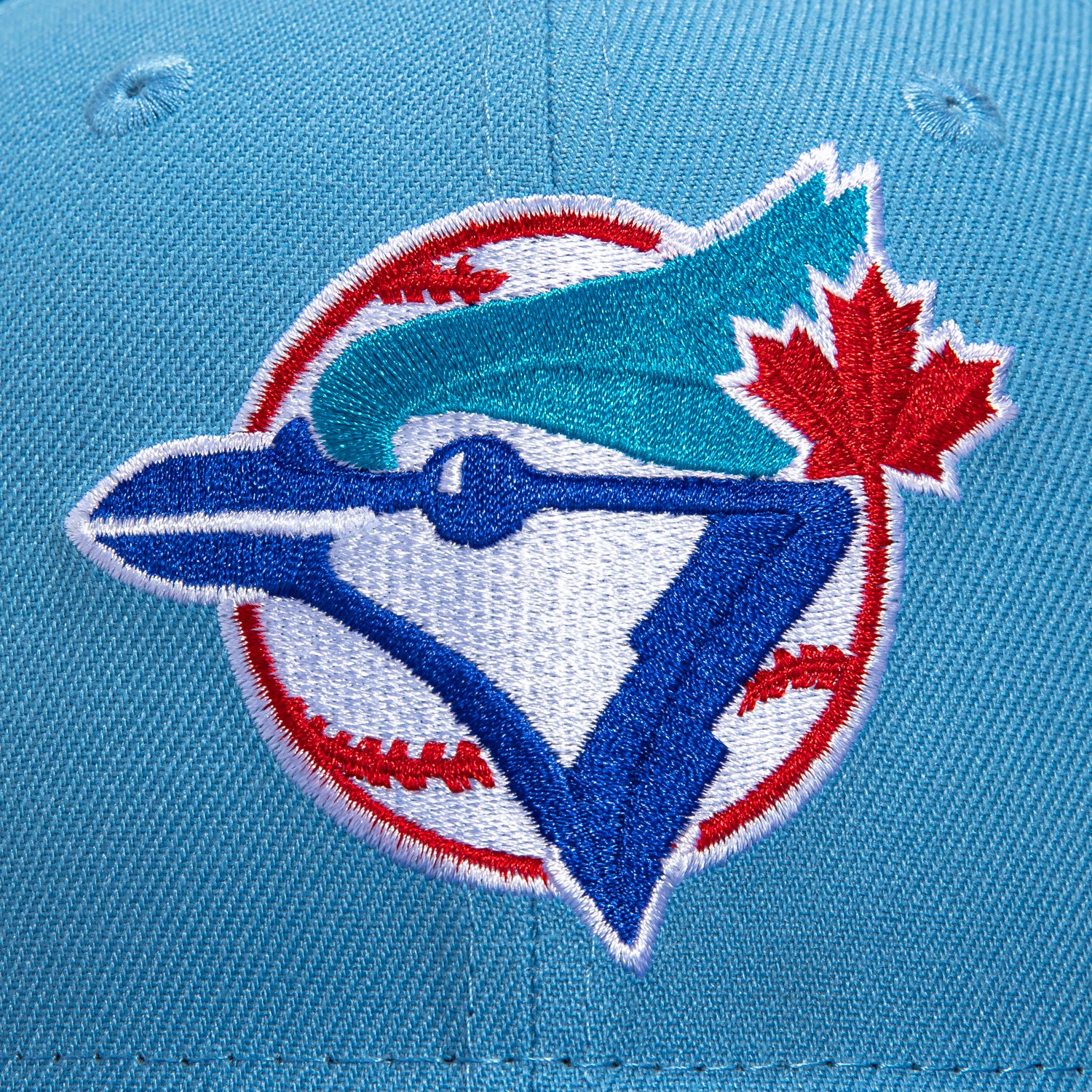 New Era 59Fifty Toronto Blue Jays 10th Anniversary Patch Hat - Light Blue, Royal