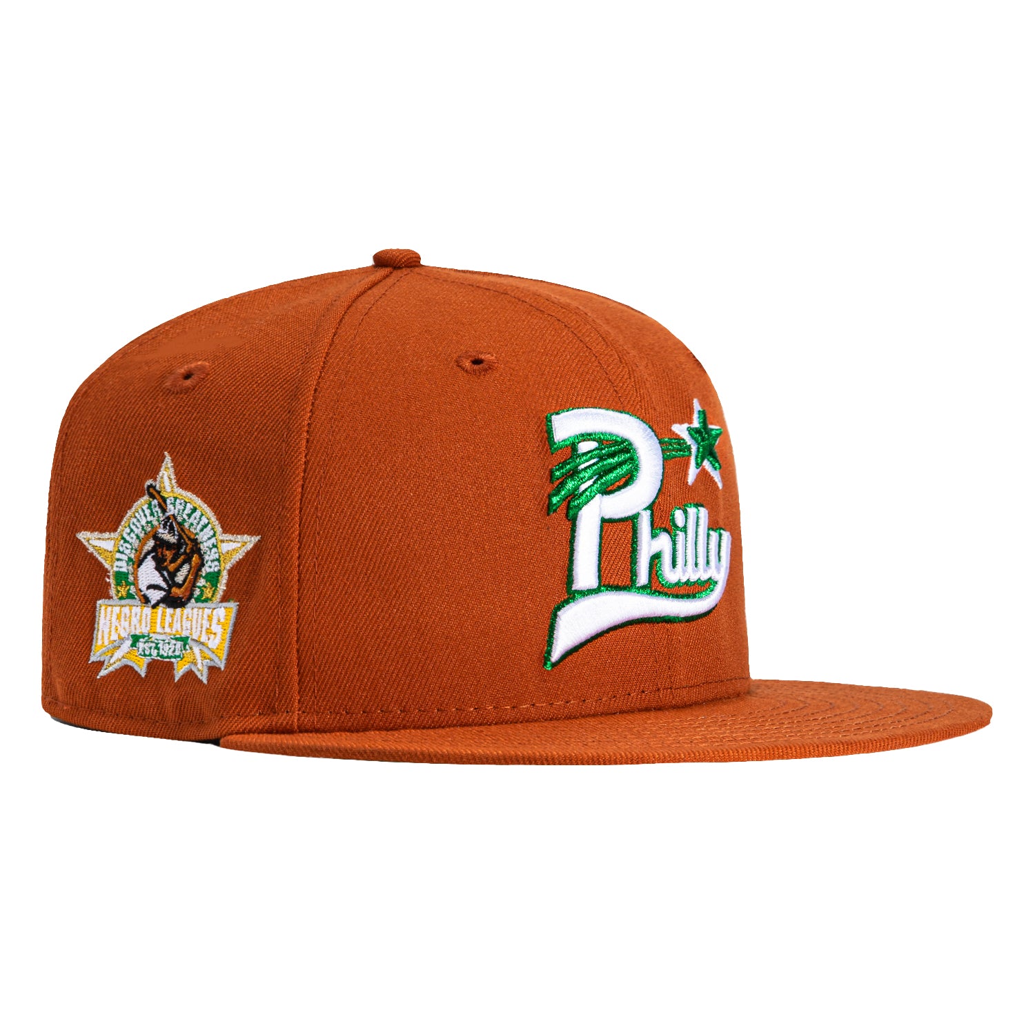 New Era 59Fifty Philadelphia Stars Negro League Patch Hat - Burnt Orange