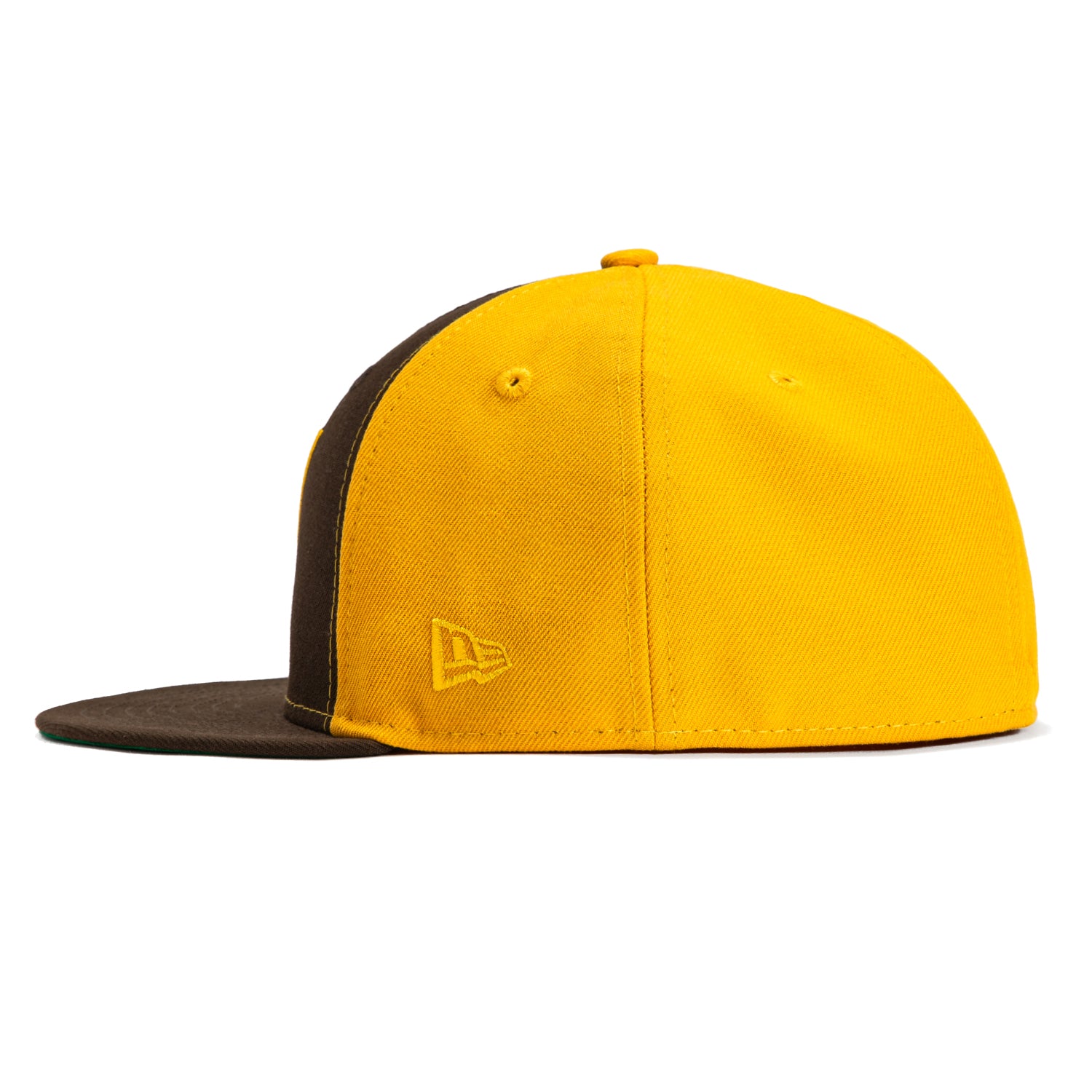 New Era 59Fifty Walla Walla Padres Rail Hat - Brown, Gold