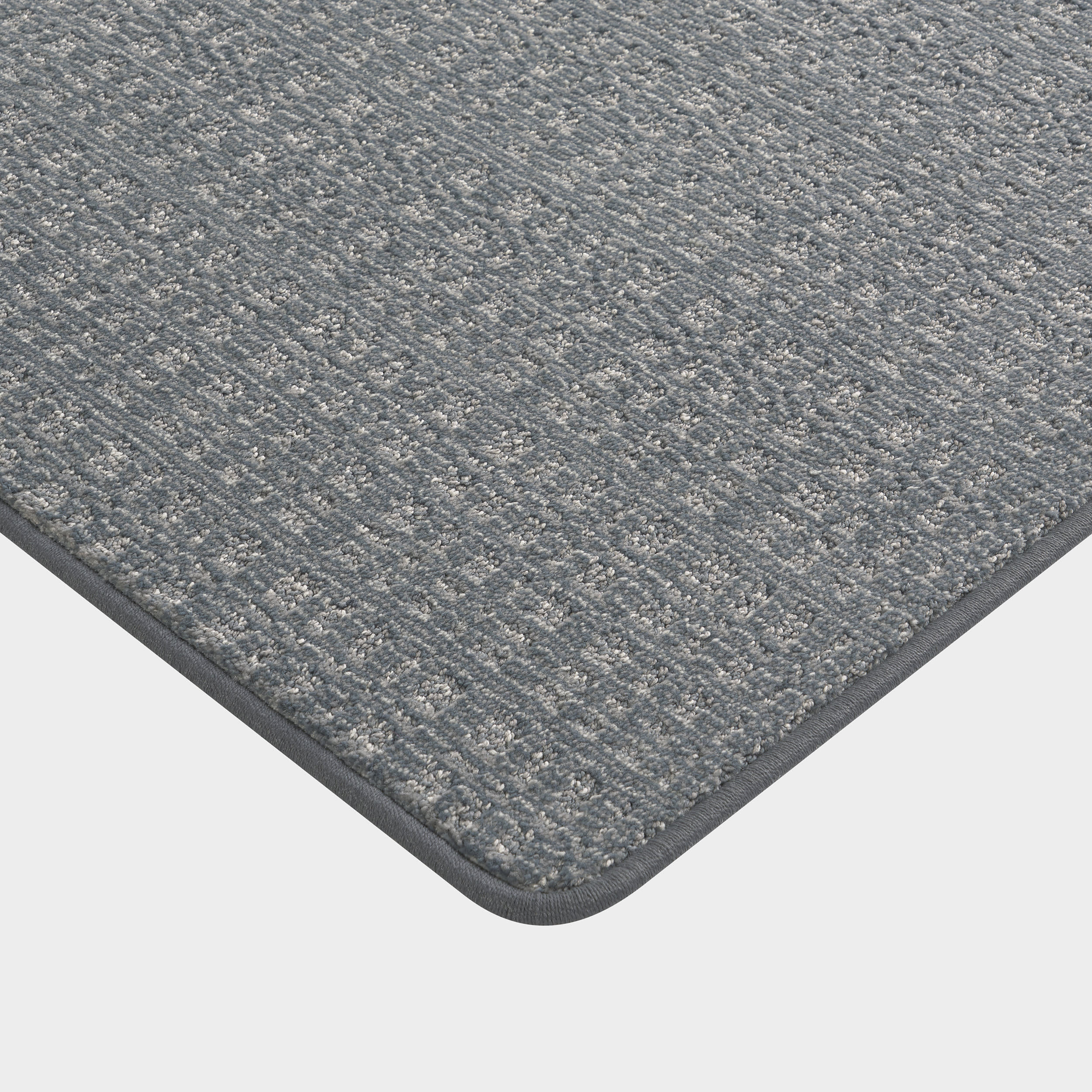 Stilt Micro-Crosshatch Custom Rug | Dark Blue