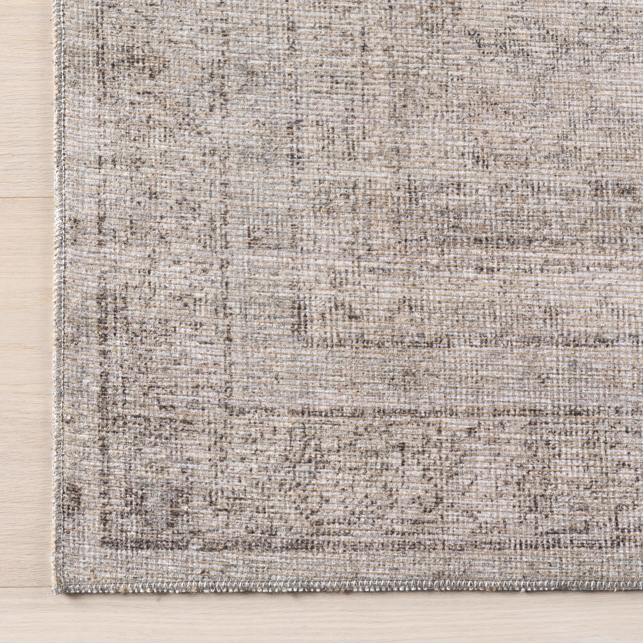 Basking Ridge Antiqued Jute-Blend Rug | Grey