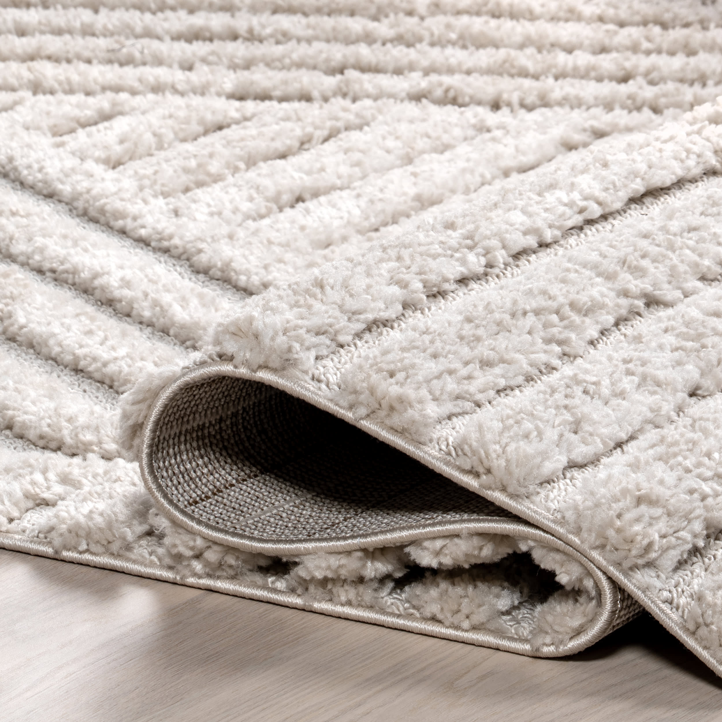 Ellie Traverse Shag Rug | Beige