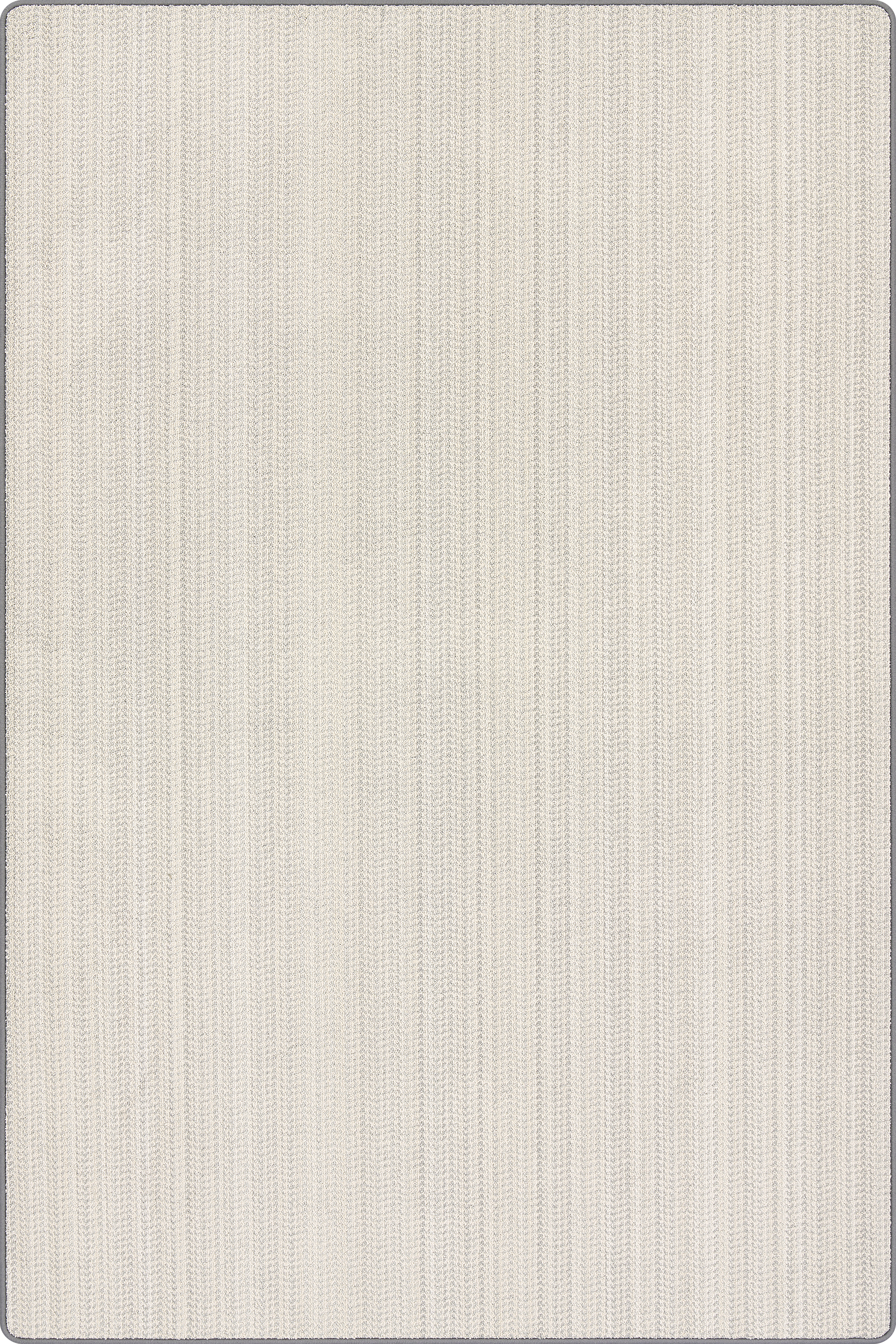 Martin Micro-Chevron Custom Sample Rug | Silver