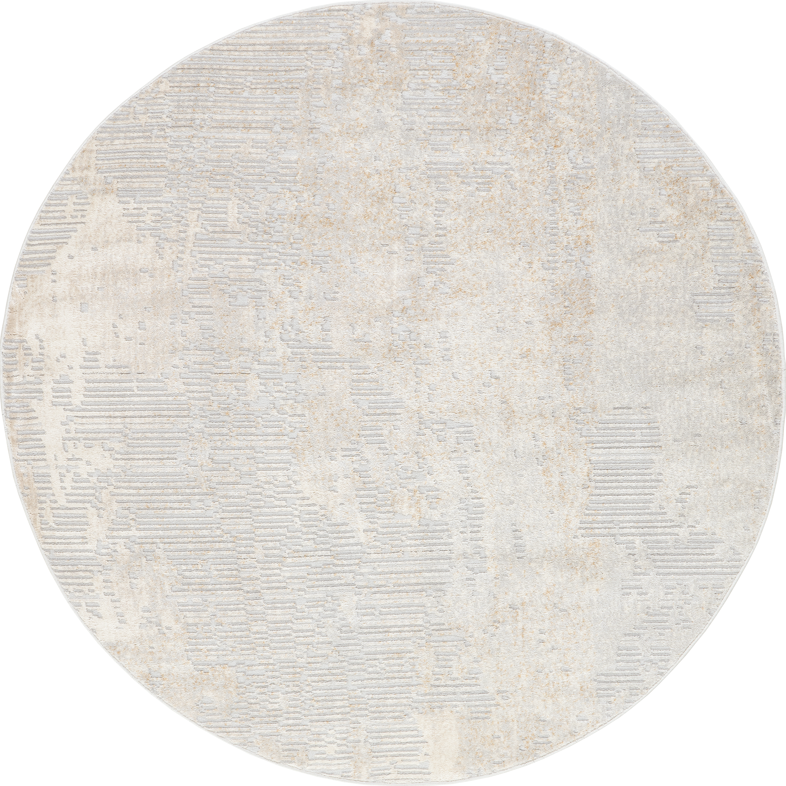 Iris Textured Abstract Rug | Light Grey