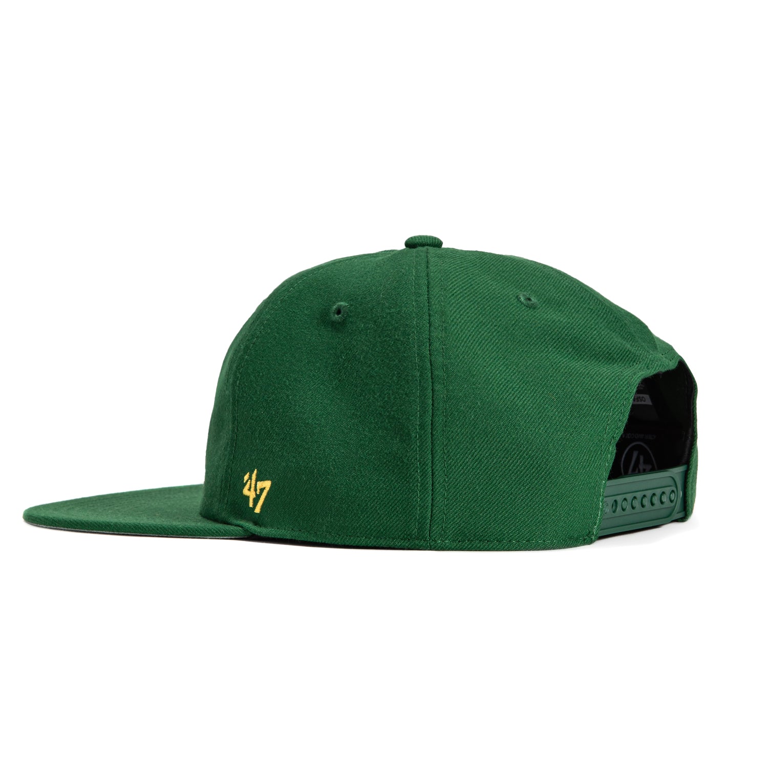 47 Brand Lemonade Sureshot Captain Los Angeles Dodgers 50th Anniversary Patch Snapback Hat - Green