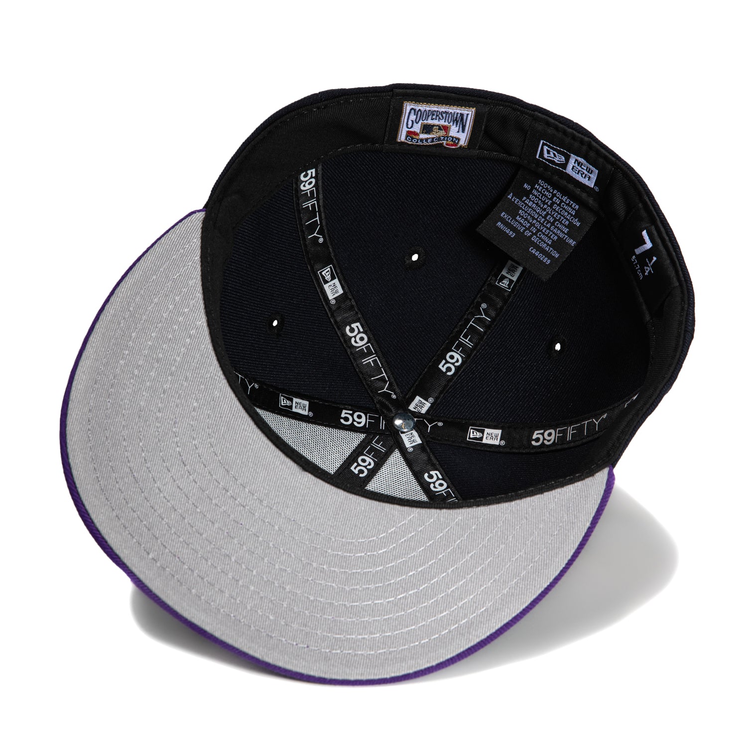 New Era 59Fifty Texas Rangers 40th Anniversary Hat - Navy, Purple