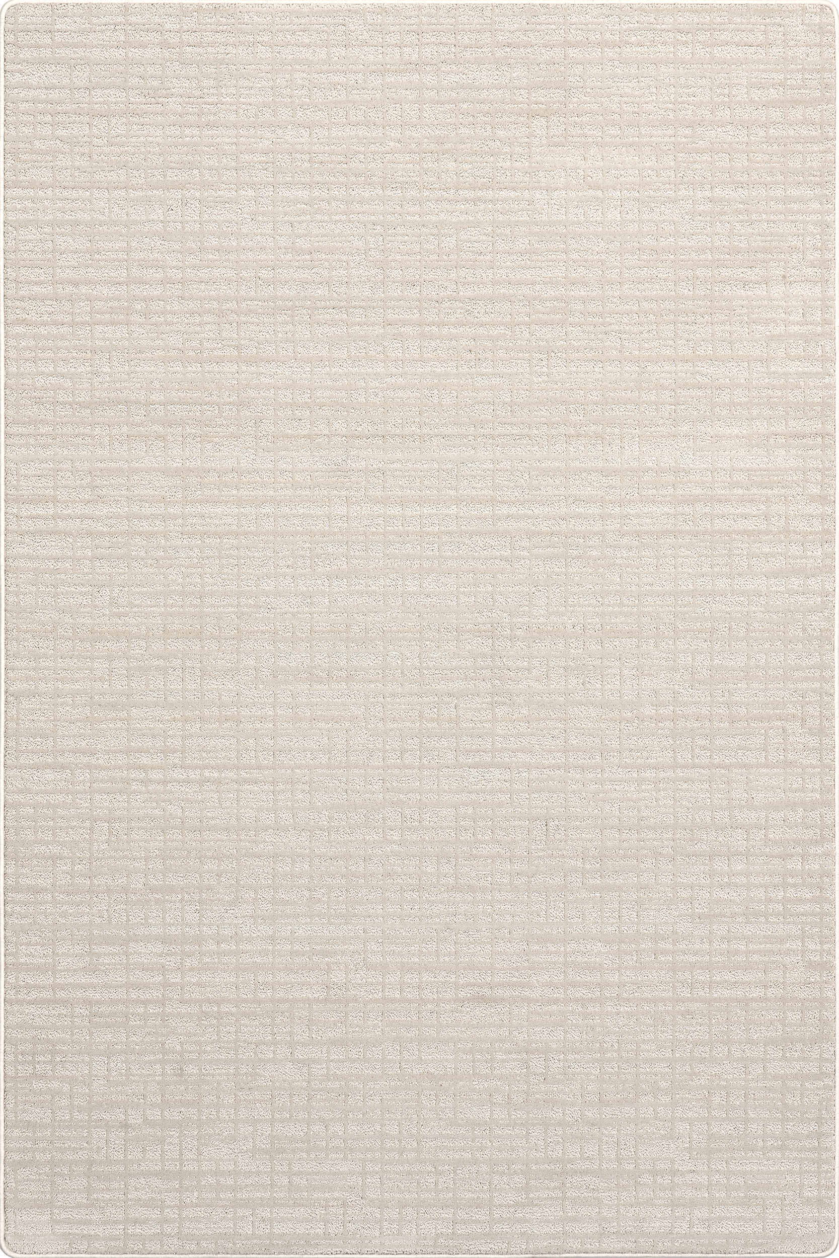 Caracara Crosshatch Custom Rug | Cream