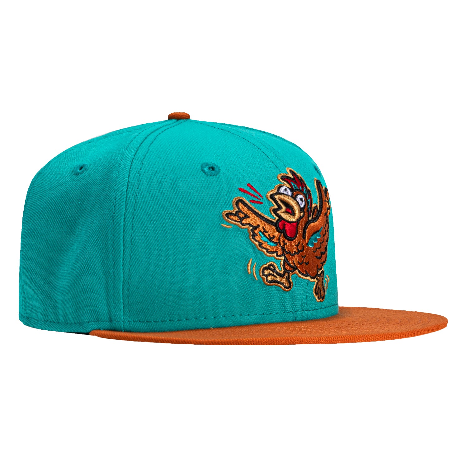 New Era 59Fifty Winston Salem Dash Hype Hens Hat - Teal, Khaki